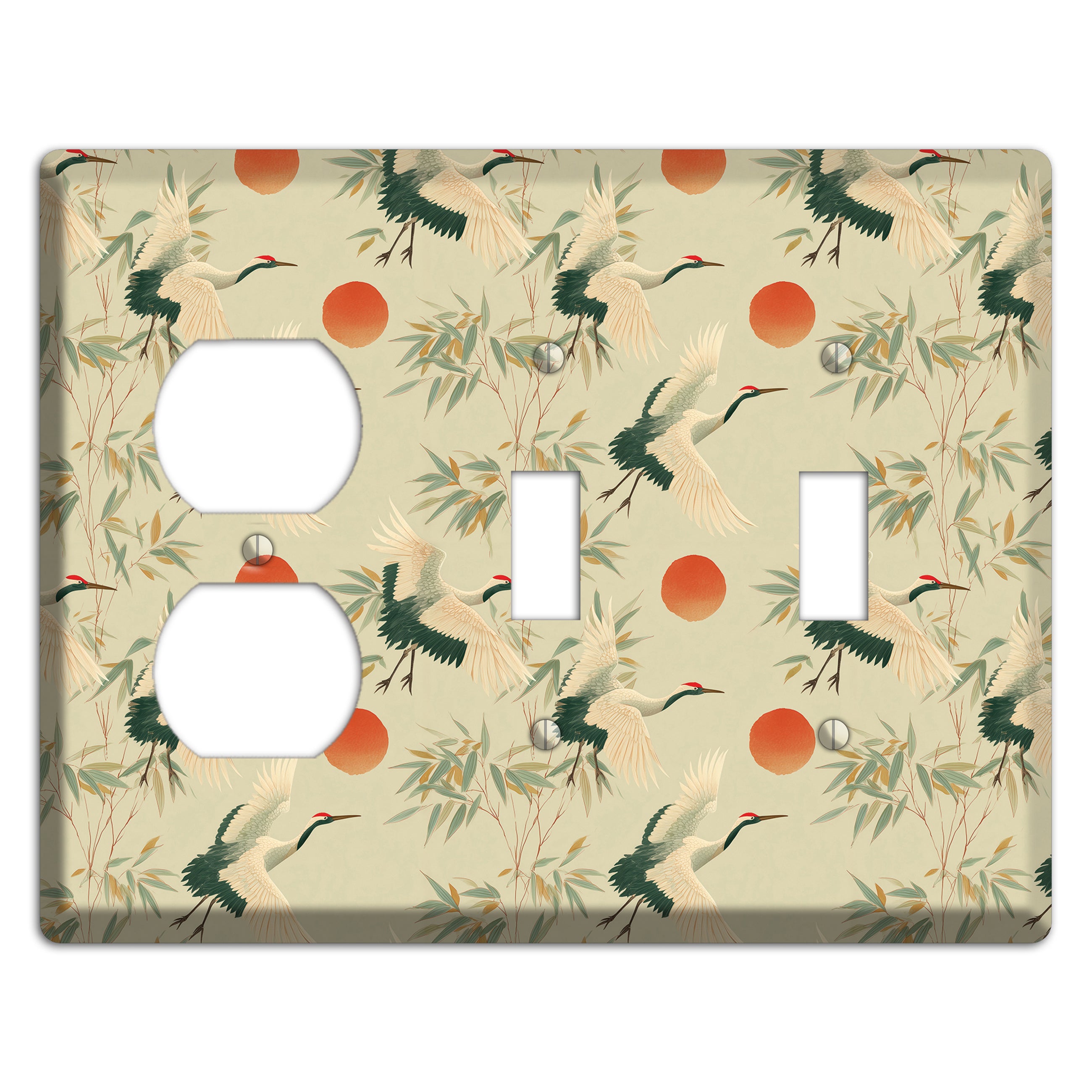 Celadon Sun Migration Duplex / 2 Toggle Wallplate