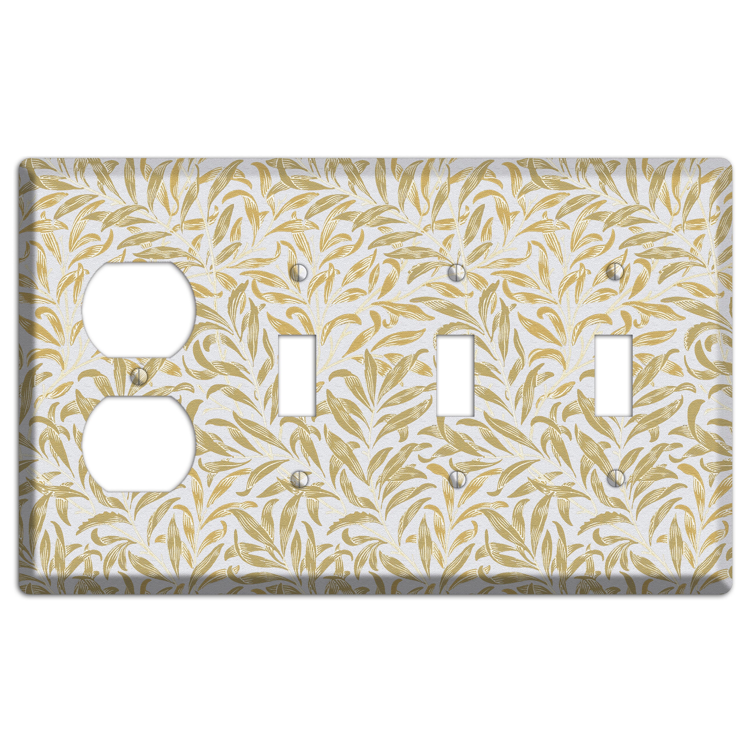 Gilded Meadow Duplex / 3 Toggle Wallplate