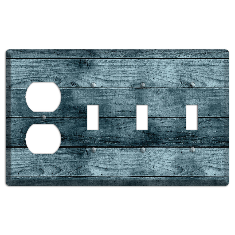 Bluewater Boards Duplex / 3 Toggle Wallplate