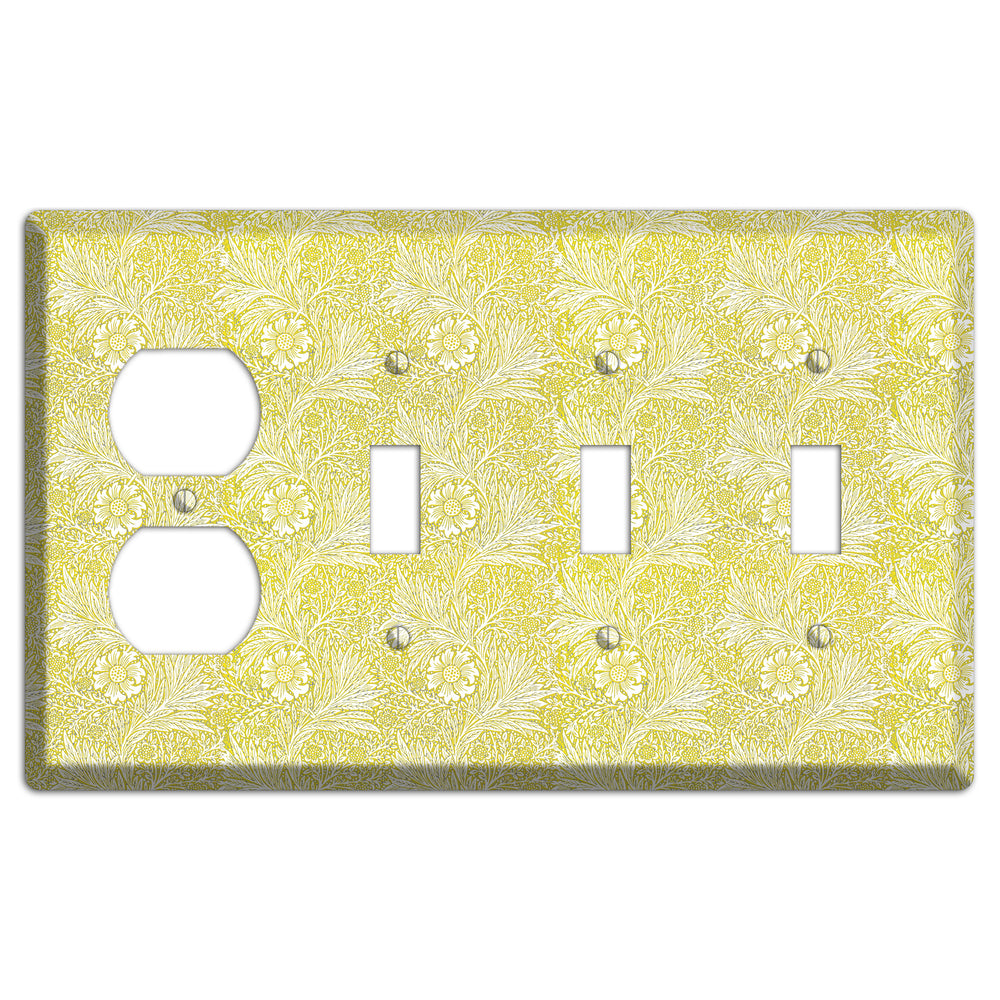 Sunlit Grove Duplex / 3 Toggle Wallplate