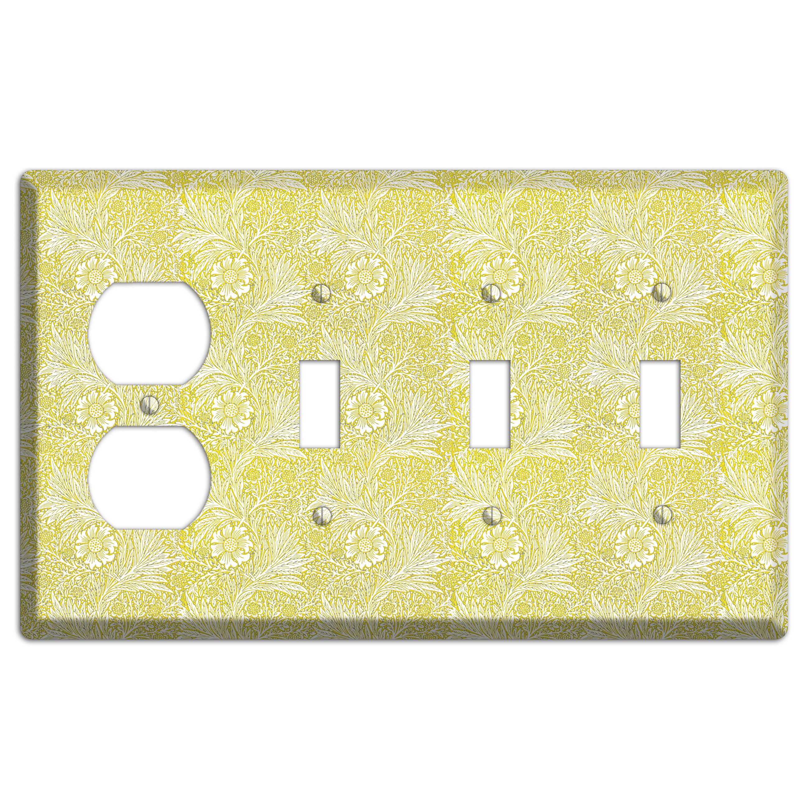 Sunlit Grove Duplex / 3 Toggle Wallplate