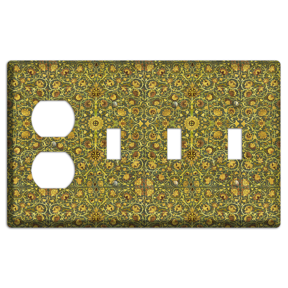 Heirloom Vinework Duplex / 3 Toggle Wallplate