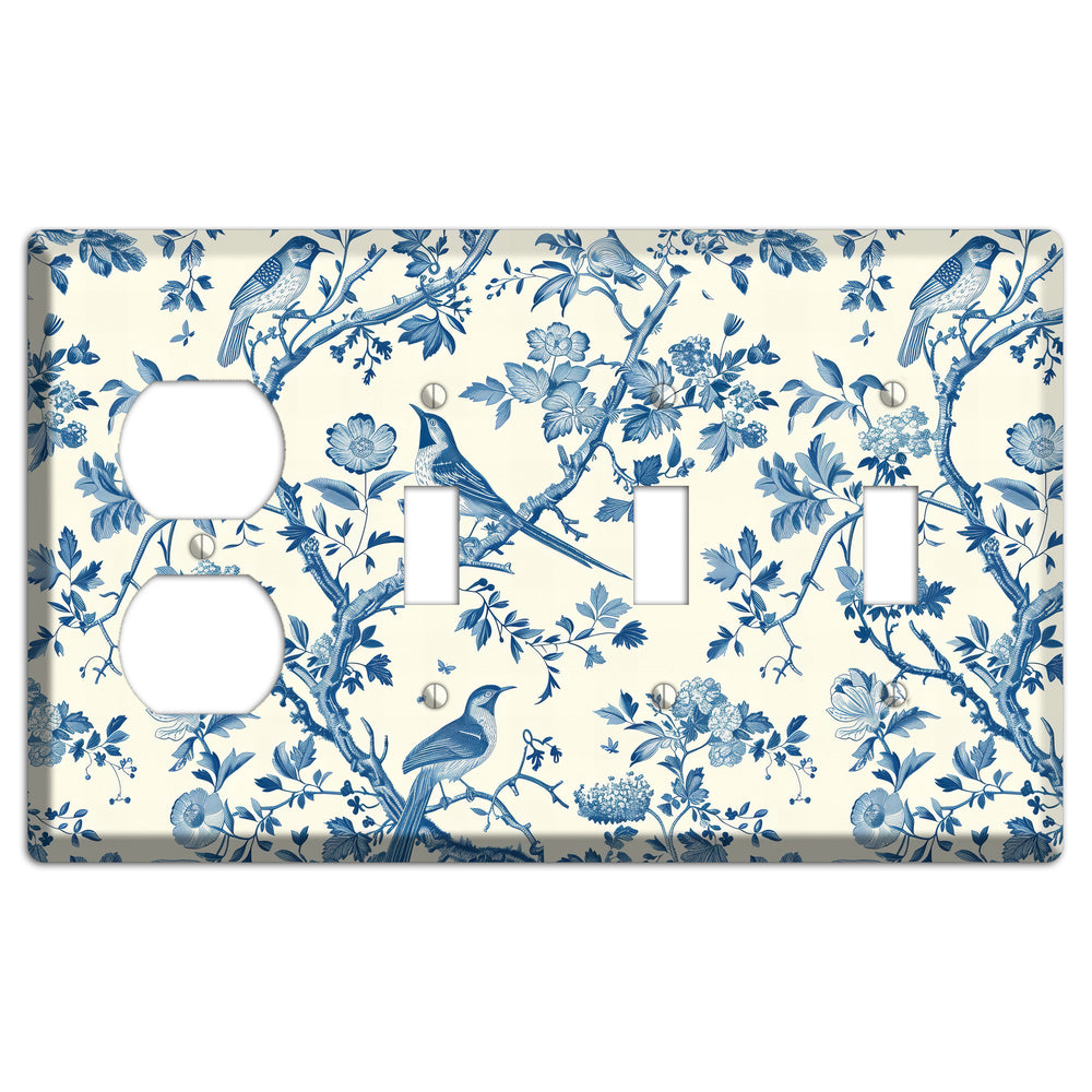 Birdsong & Branch Duplex / 3 Toggle Wallplate