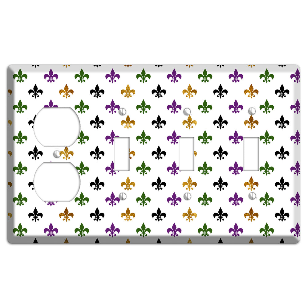 Daylight Royale Duplex / 3 Toggle Wallplate