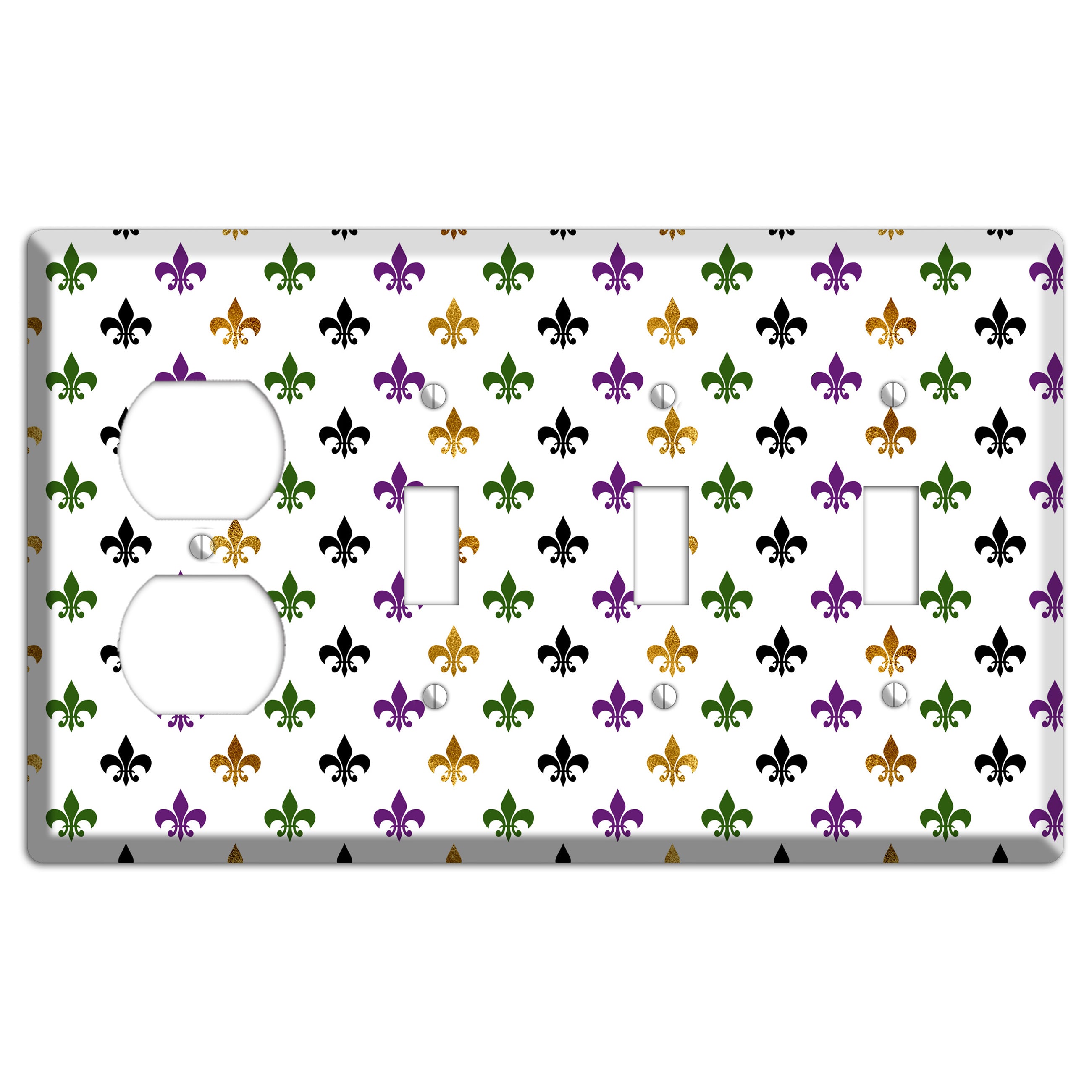 Daylight Royale Duplex / 3 Toggle Wallplate