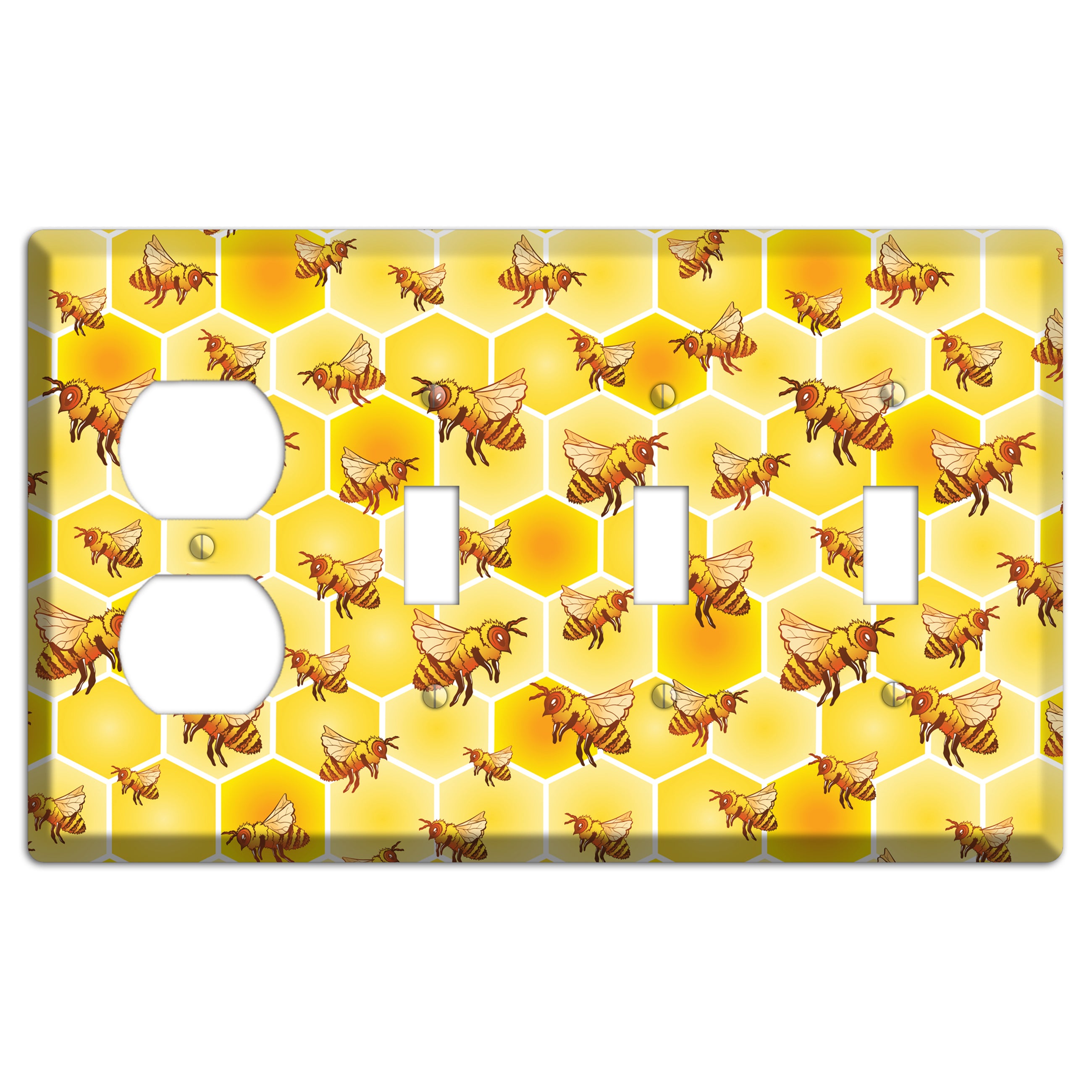 Colony in Motion Duplex / 3 Toggle Wallplate