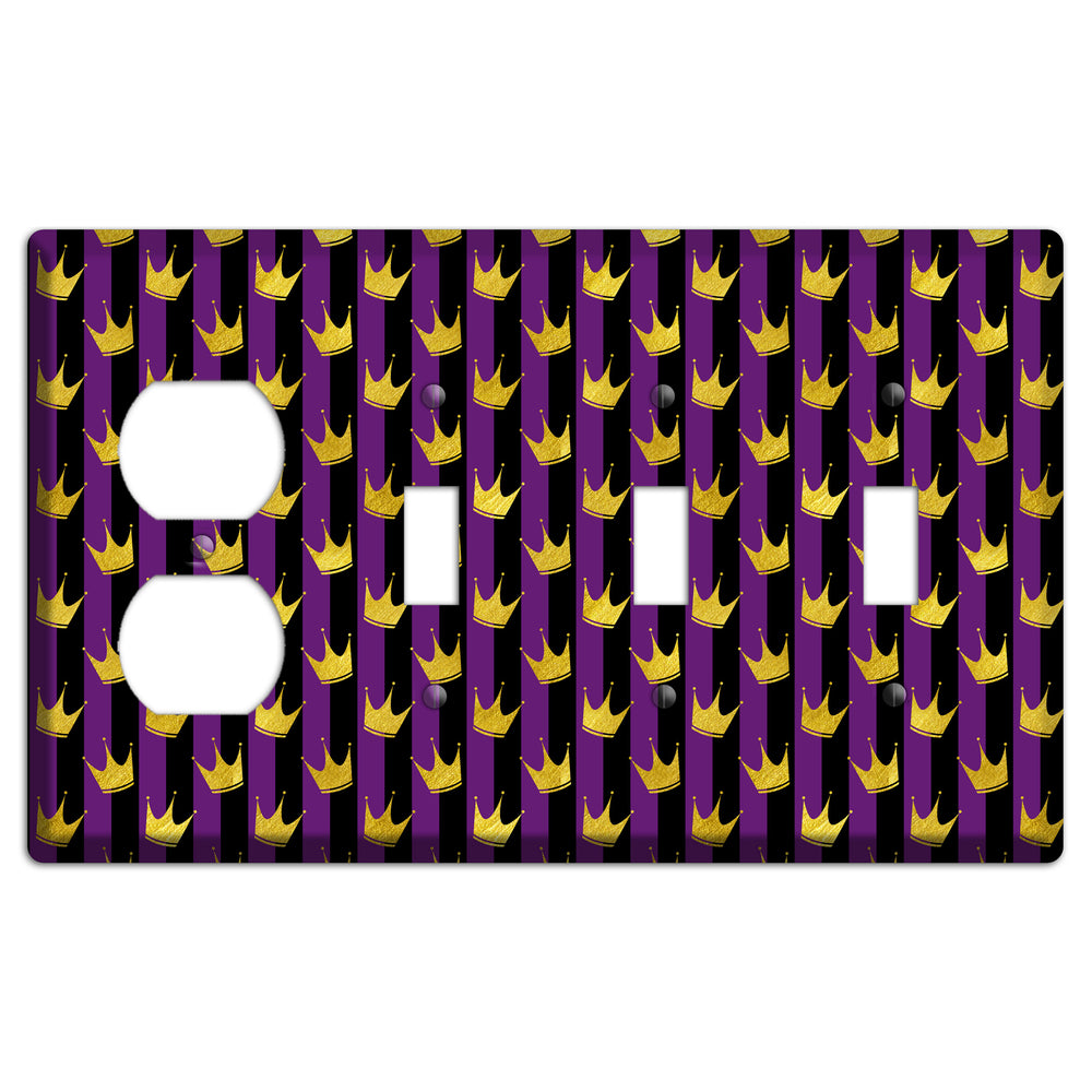 Royal Parade Duplex / 3 Toggle Wallplate