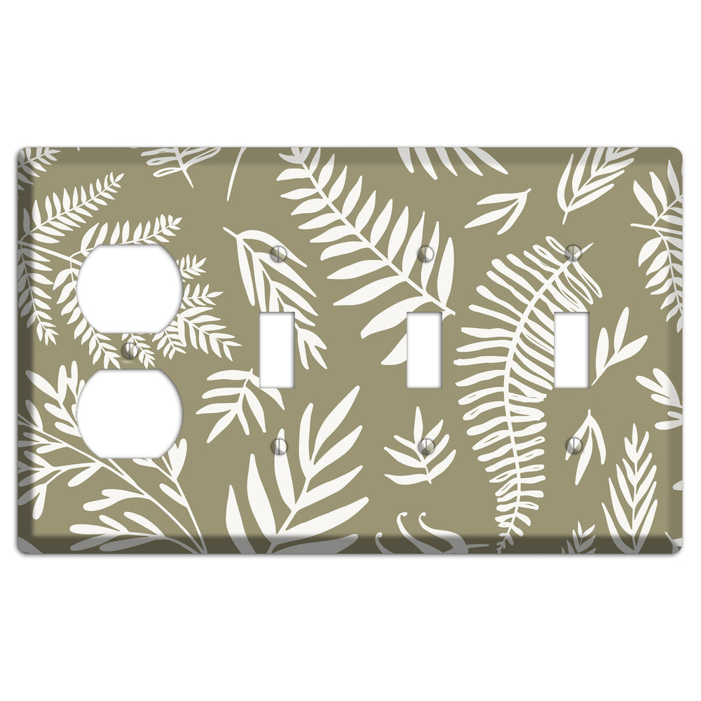 Fernweh & Fog Duplex / 3 Toggle Wallplate