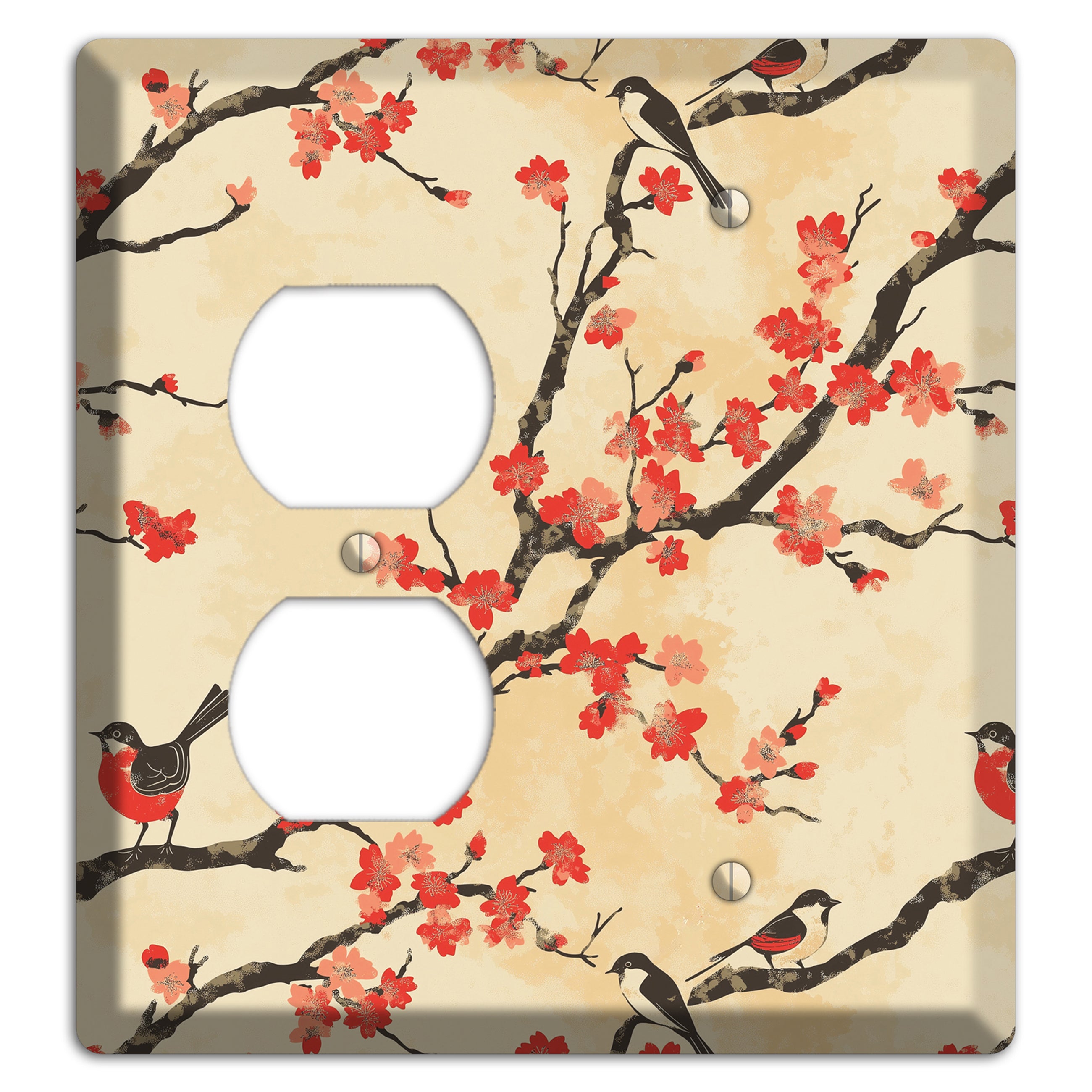 Blossom & Wing Duplex / Blank Wallplate