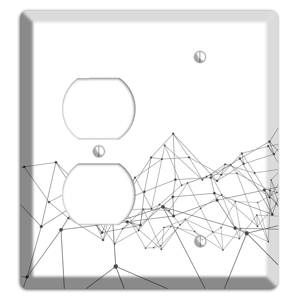 Fractured Cartography Duplex / Blank Wallplate