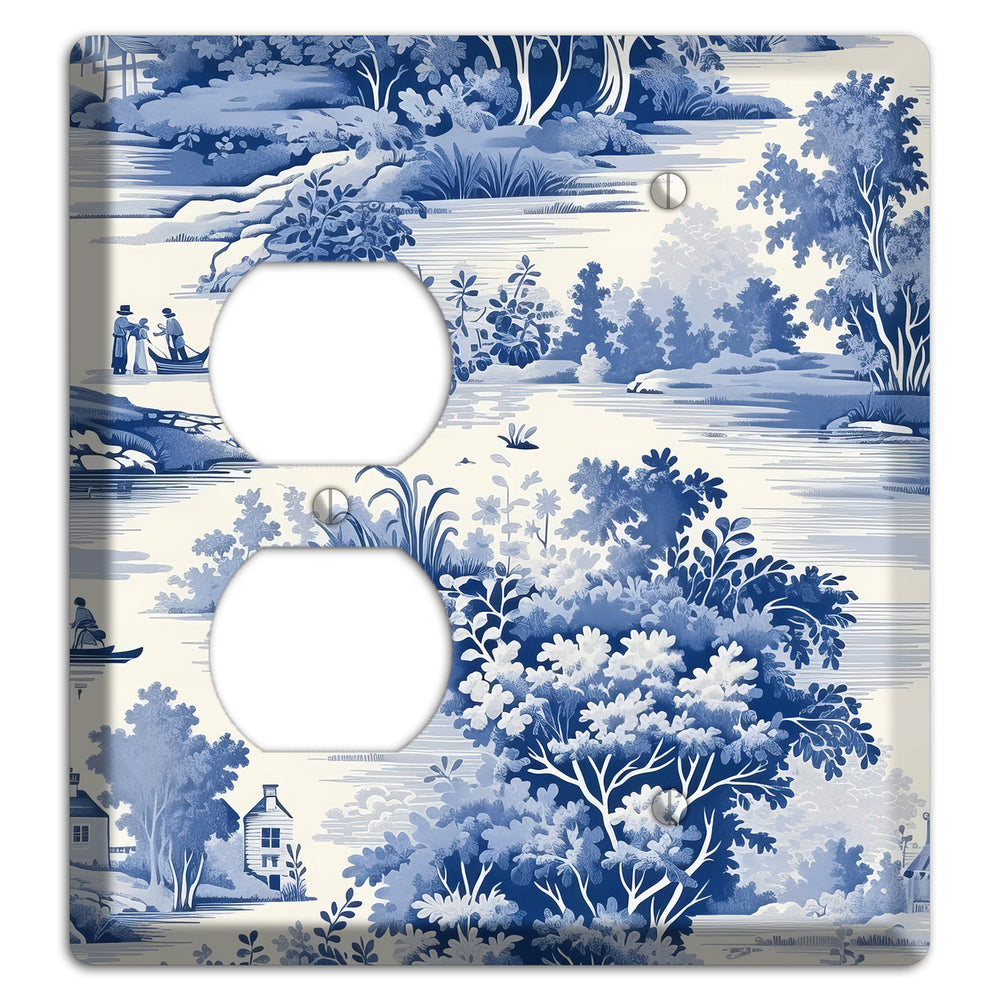 River & Reverie Duplex / Blank Wallplate