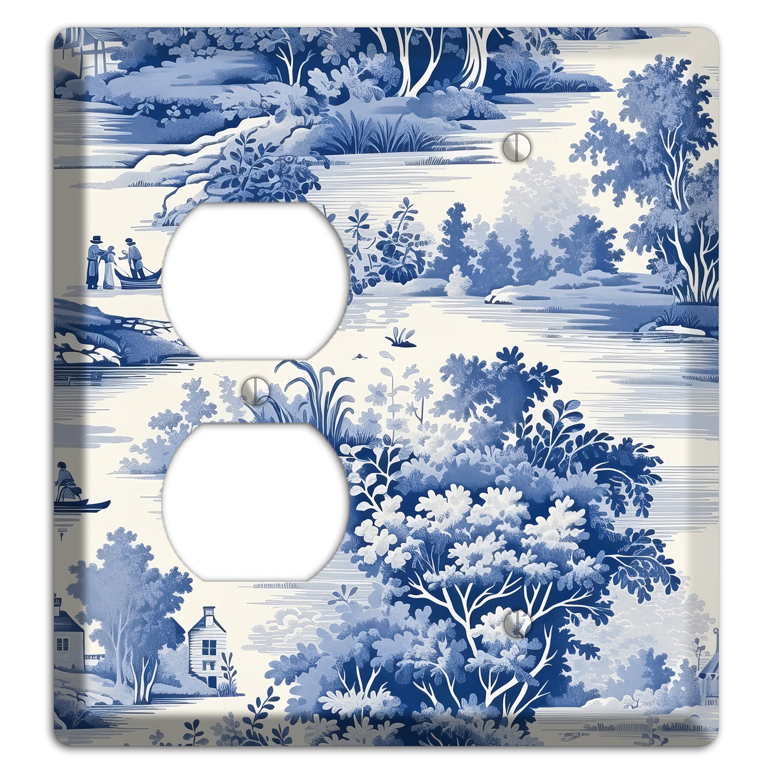 River & Reverie Duplex / Blank Wallplate