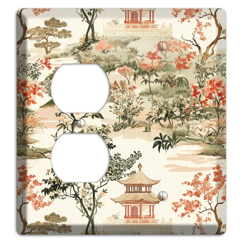 Pavilion & Petal Duplex / Blank Wallplate