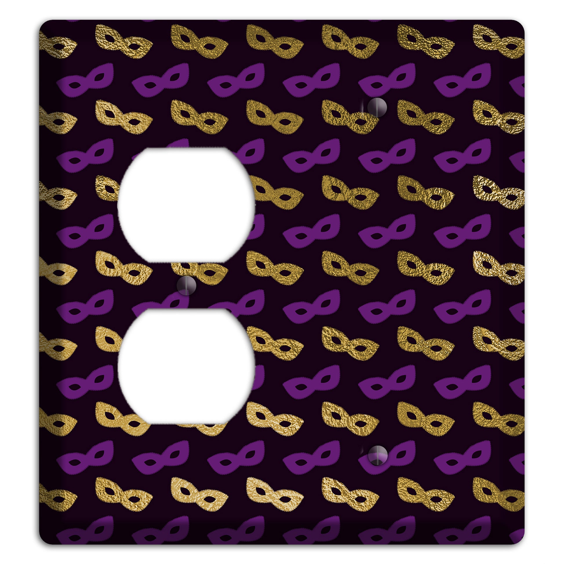 Midnight Masque Duplex / Blank Wallplate