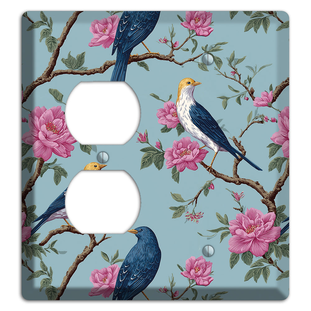 Blossom & Wing Duplex / Blank Wallplate