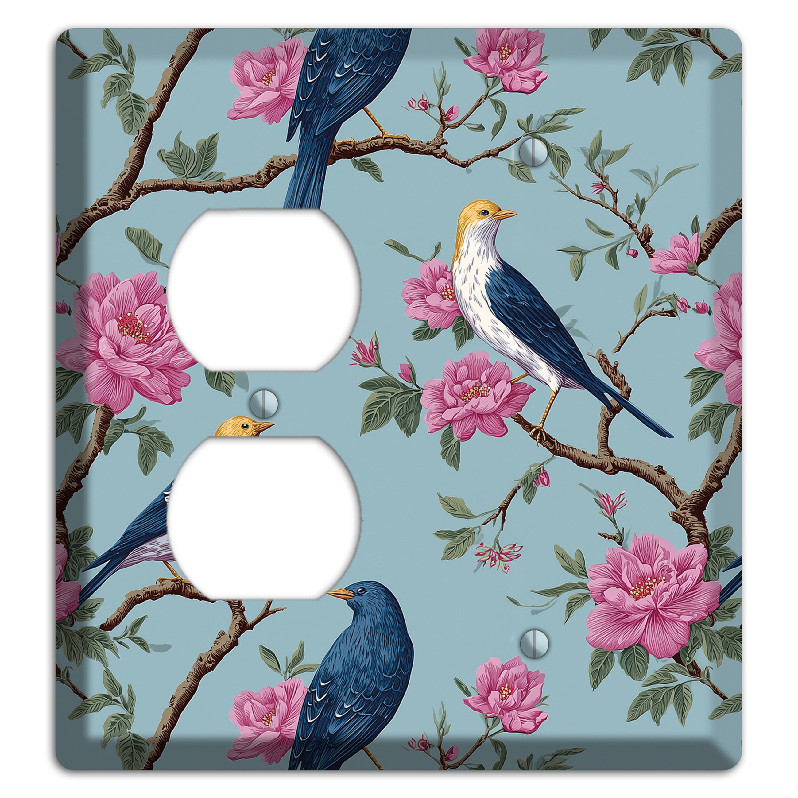 Blossom & Wing Duplex / Blank Wallplate