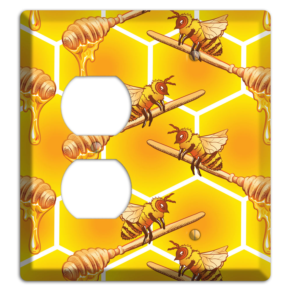 Golden Hive Ritual Duplex / Blank Wallplate