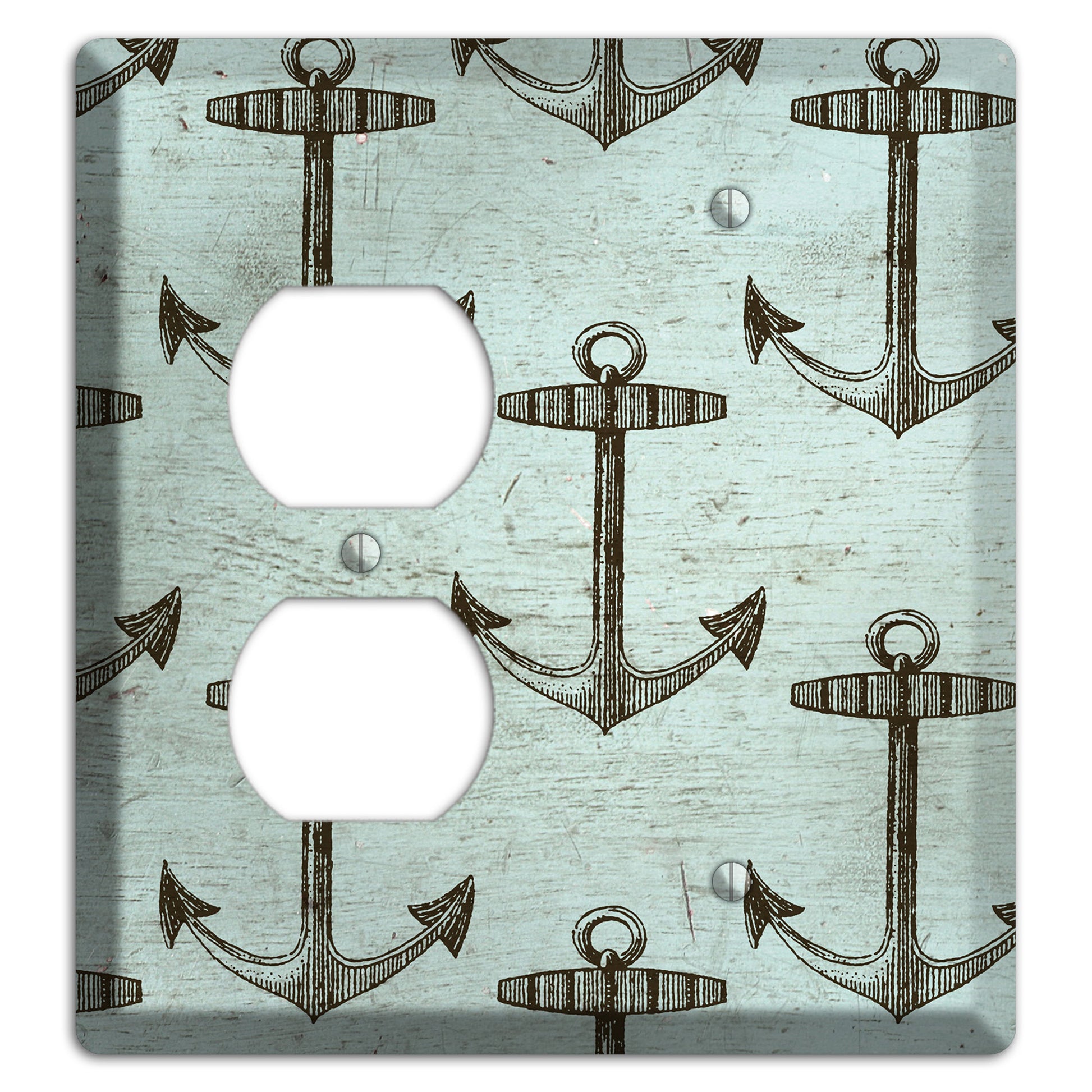 Anchored in Time Duplex / Blank Wallplate