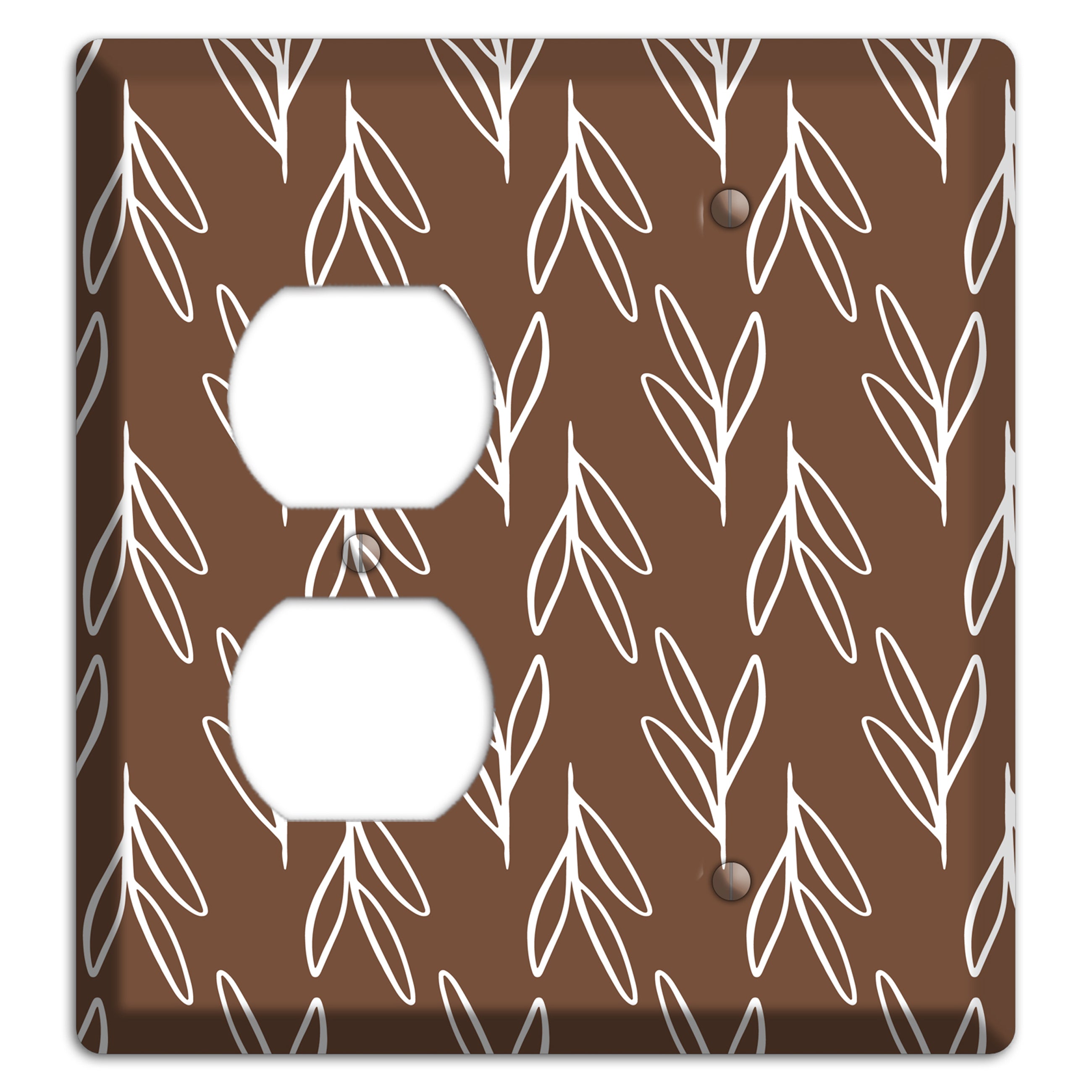 Wheat & Shadow Duplex / Blank Wallplate