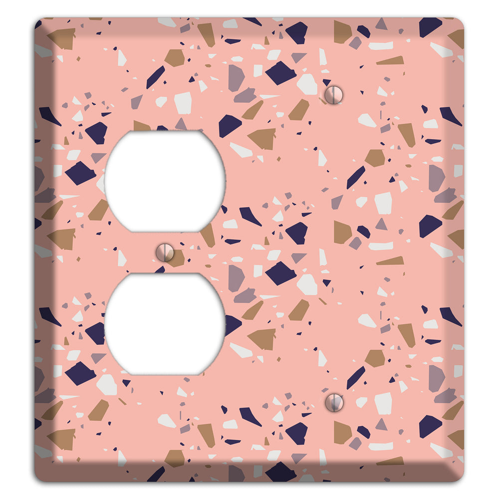 Blush Quarry Duplex / Blank Wallplate