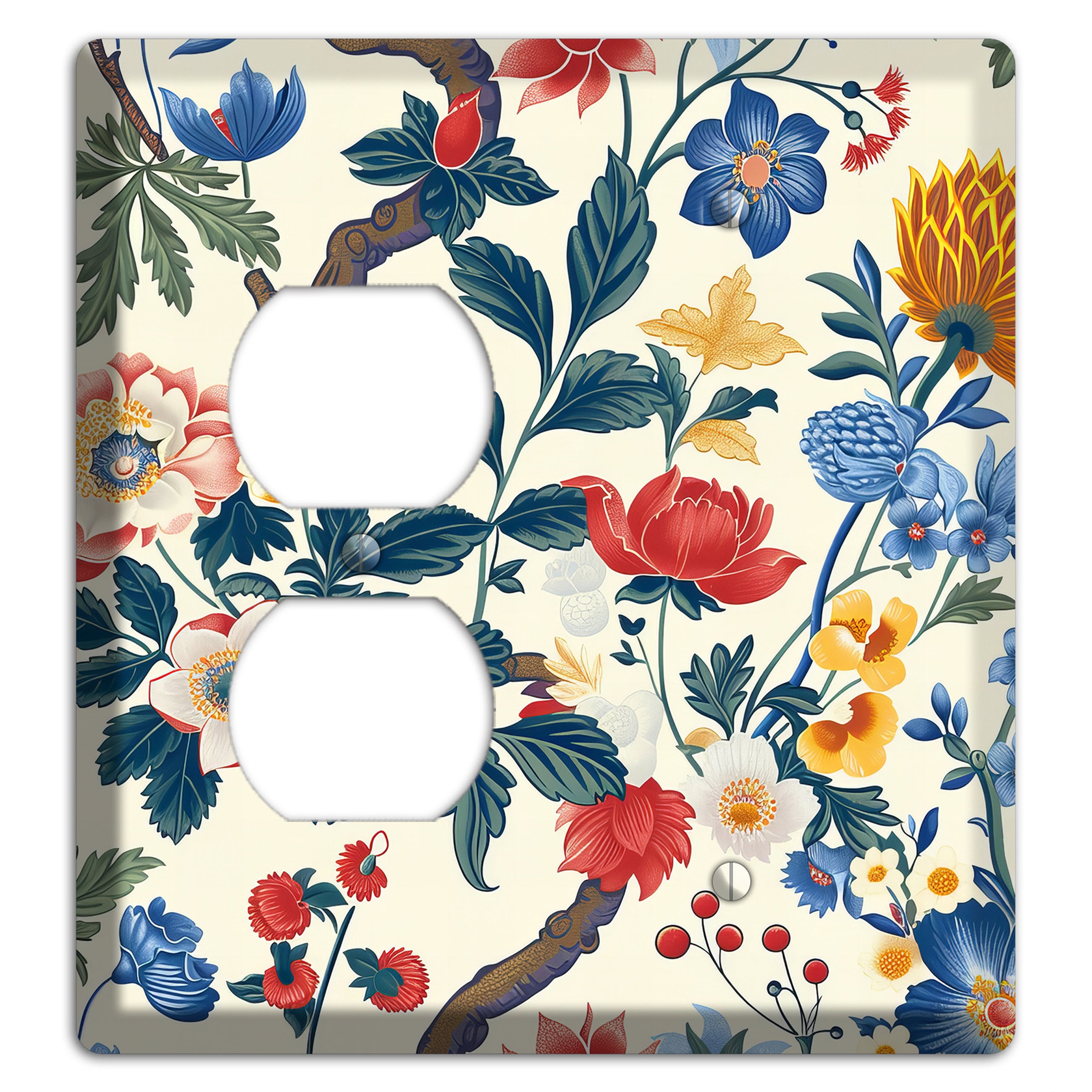 Cottage Garden Reverie Duplex / Blank Wallplate