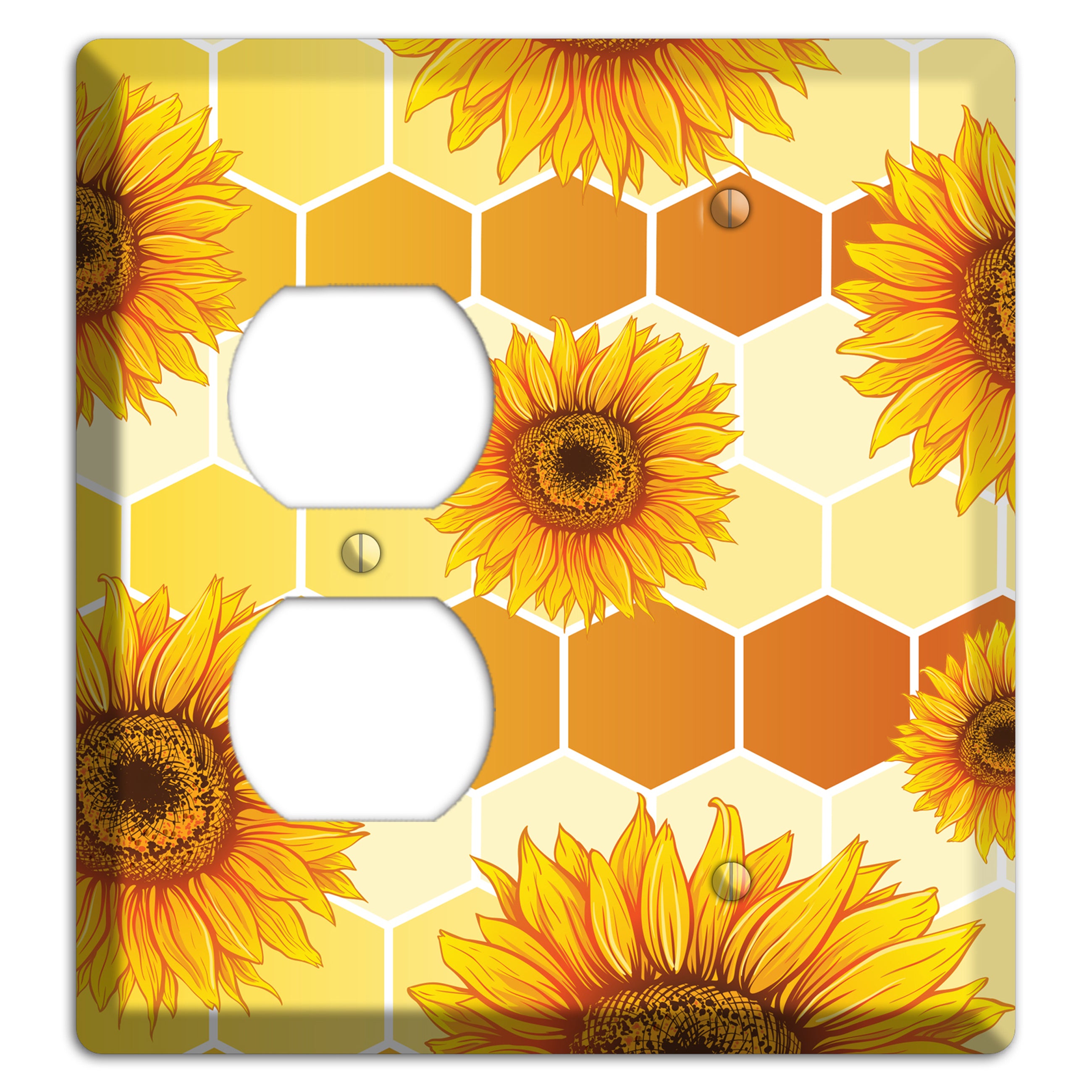 Honeycomb Solstice Duplex / Blank Wallplate