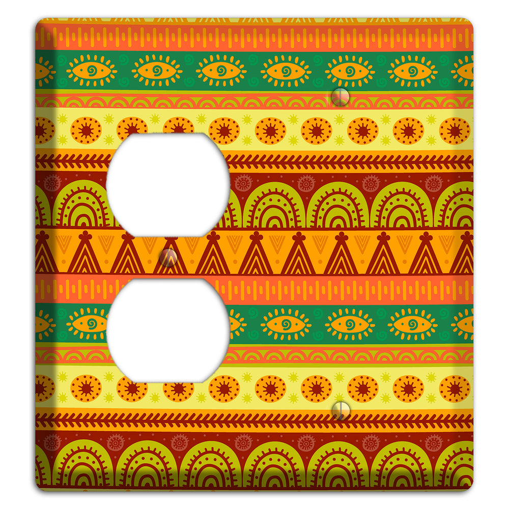 Ethnic Harmony Duplex / Blank Wallplate