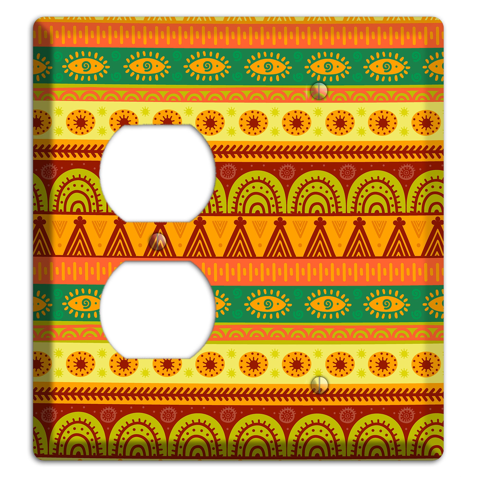 Ethnic Harmony Duplex / Blank Wallplate