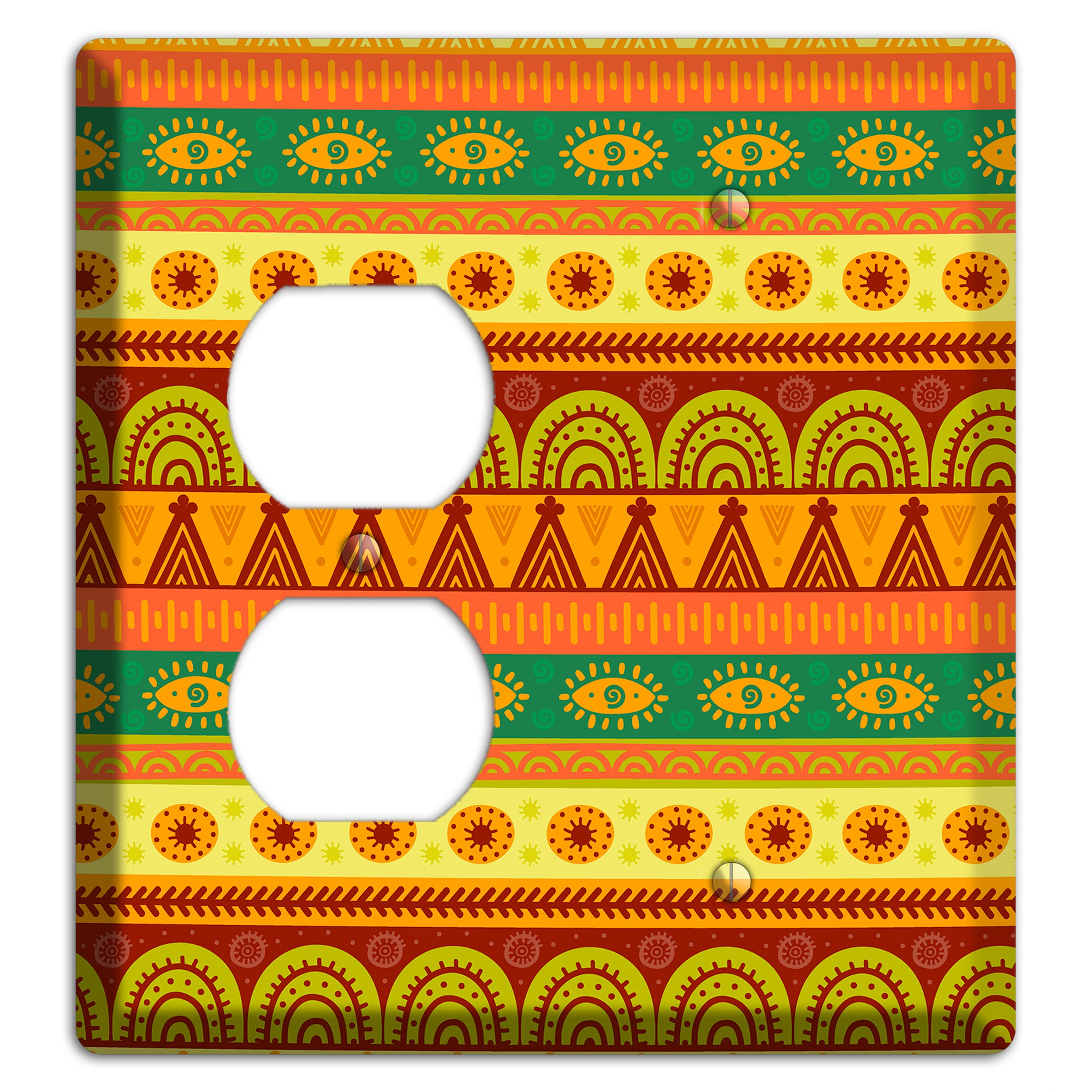 Ethnic Harmony Duplex / Blank Wallplate