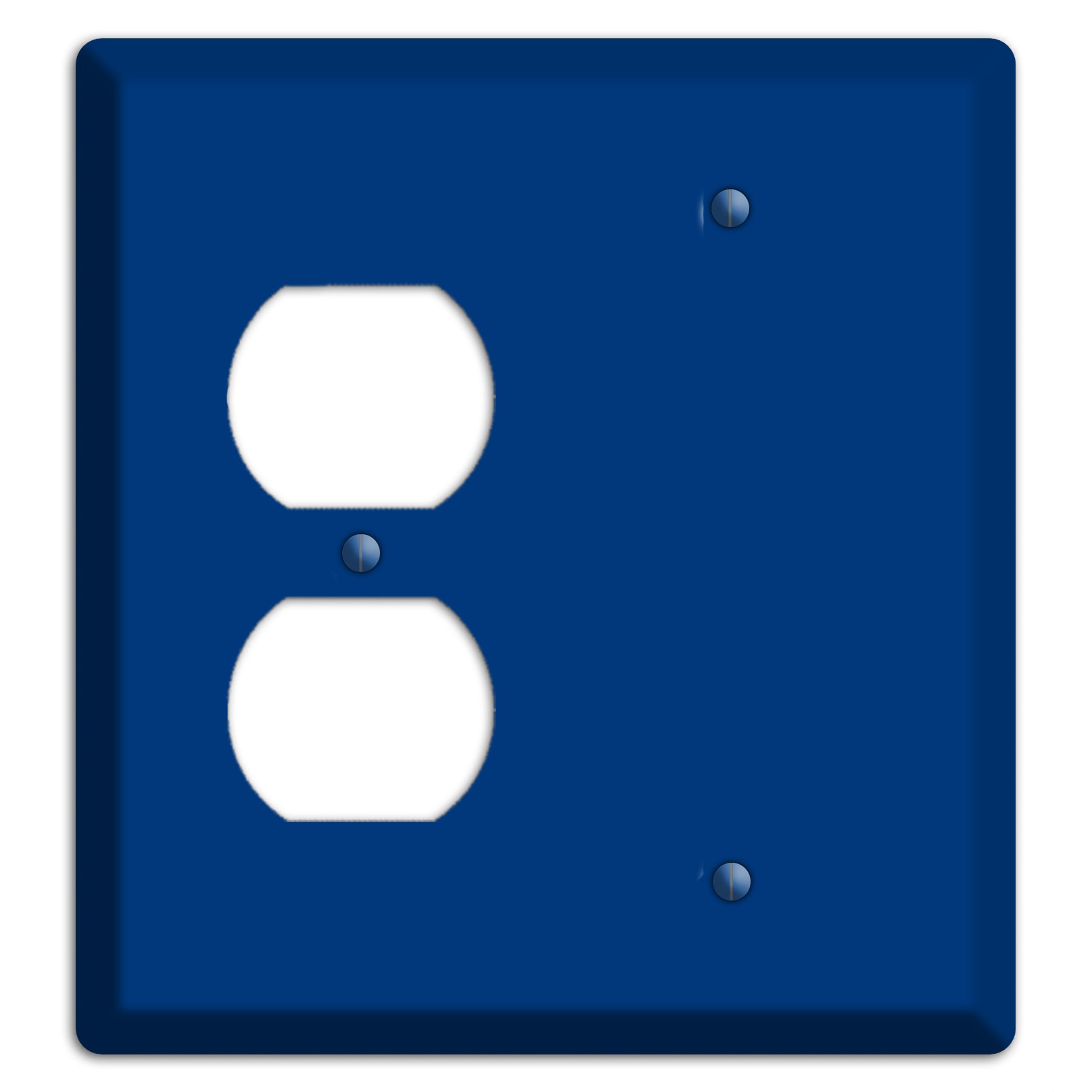 Baxter Simply Blue Duplex / Blank Wallplate