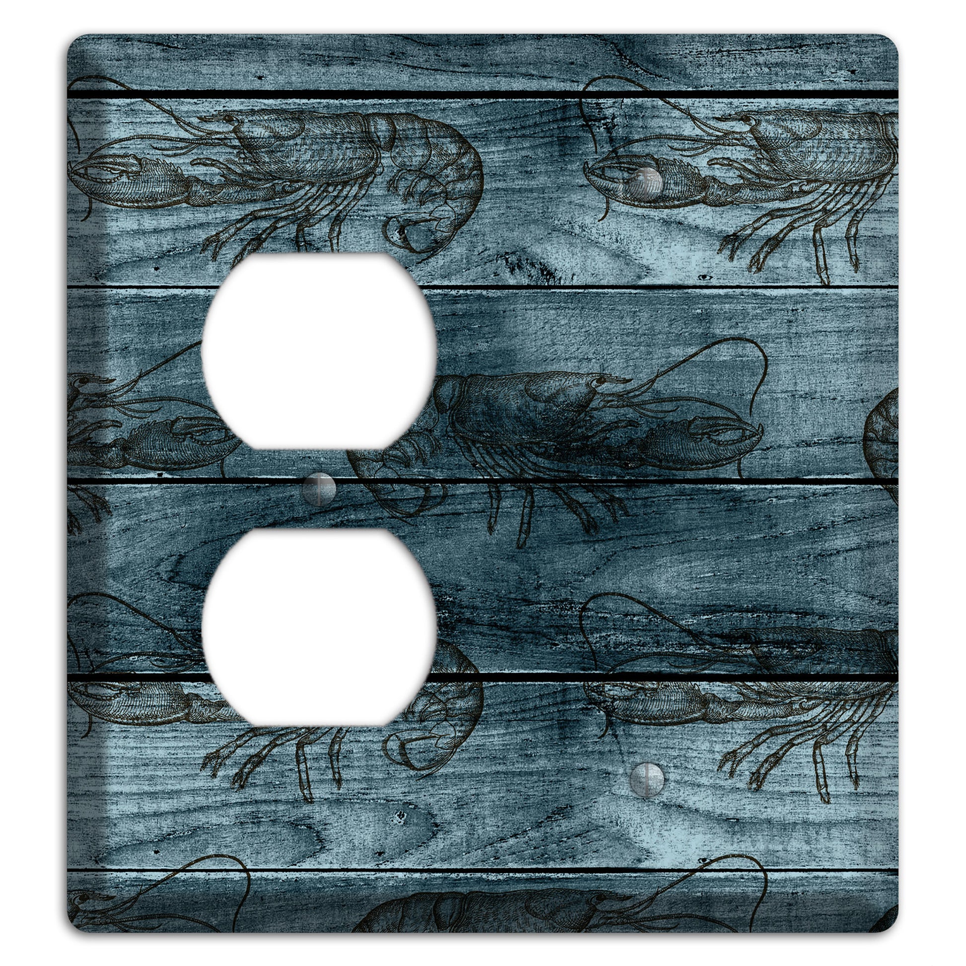 Lobster Ledger Duplex / Blank Wallplate