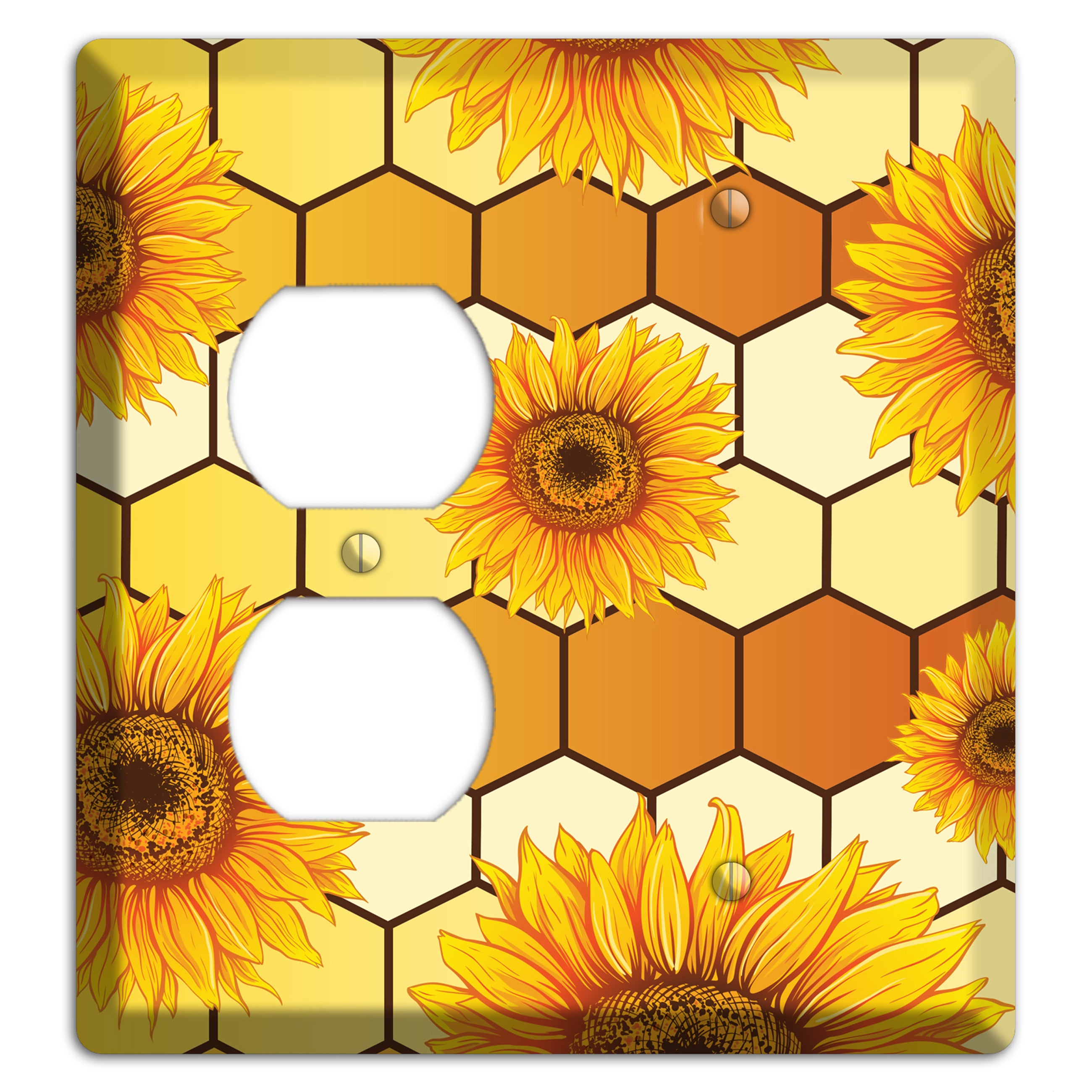 Honeycomb Solstice Duplex / Blank Wallplate