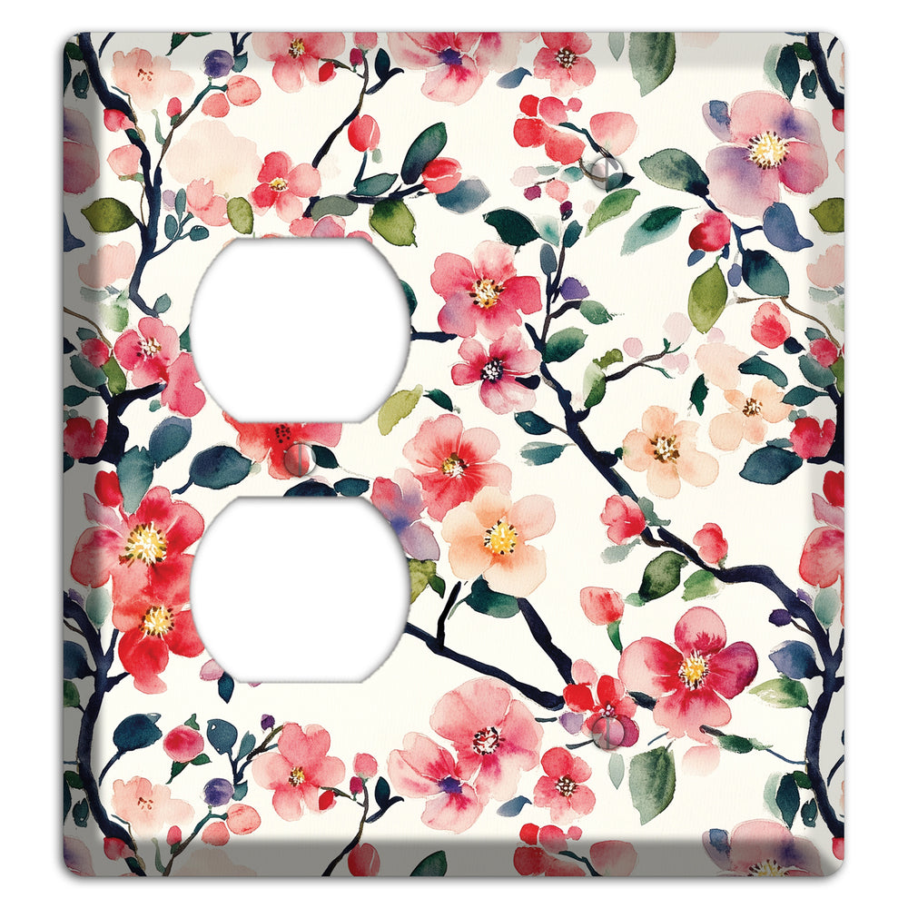Blossom & Bough Duplex / Blank Wallplate