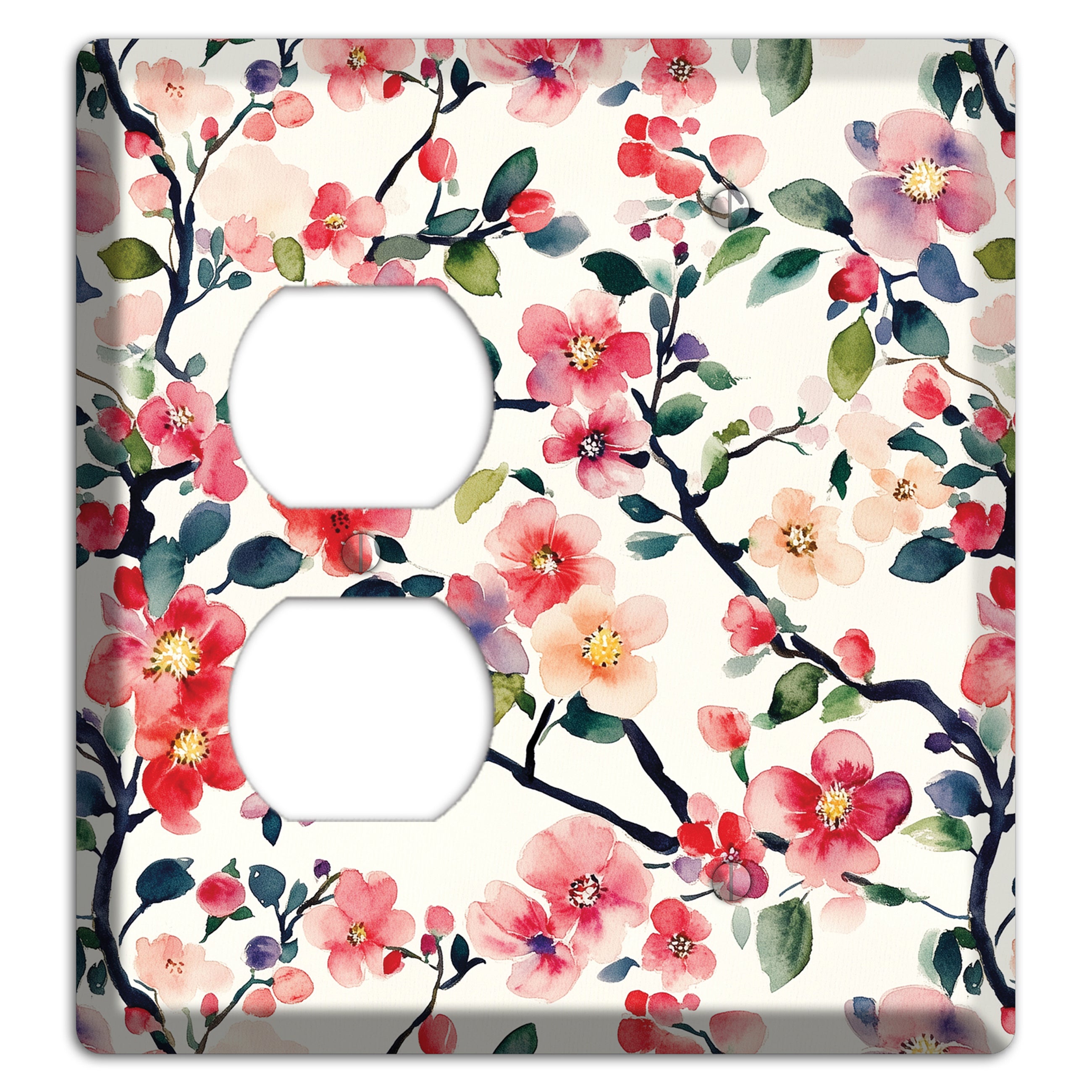 Blossom & Bough Duplex / Blank Wallplate