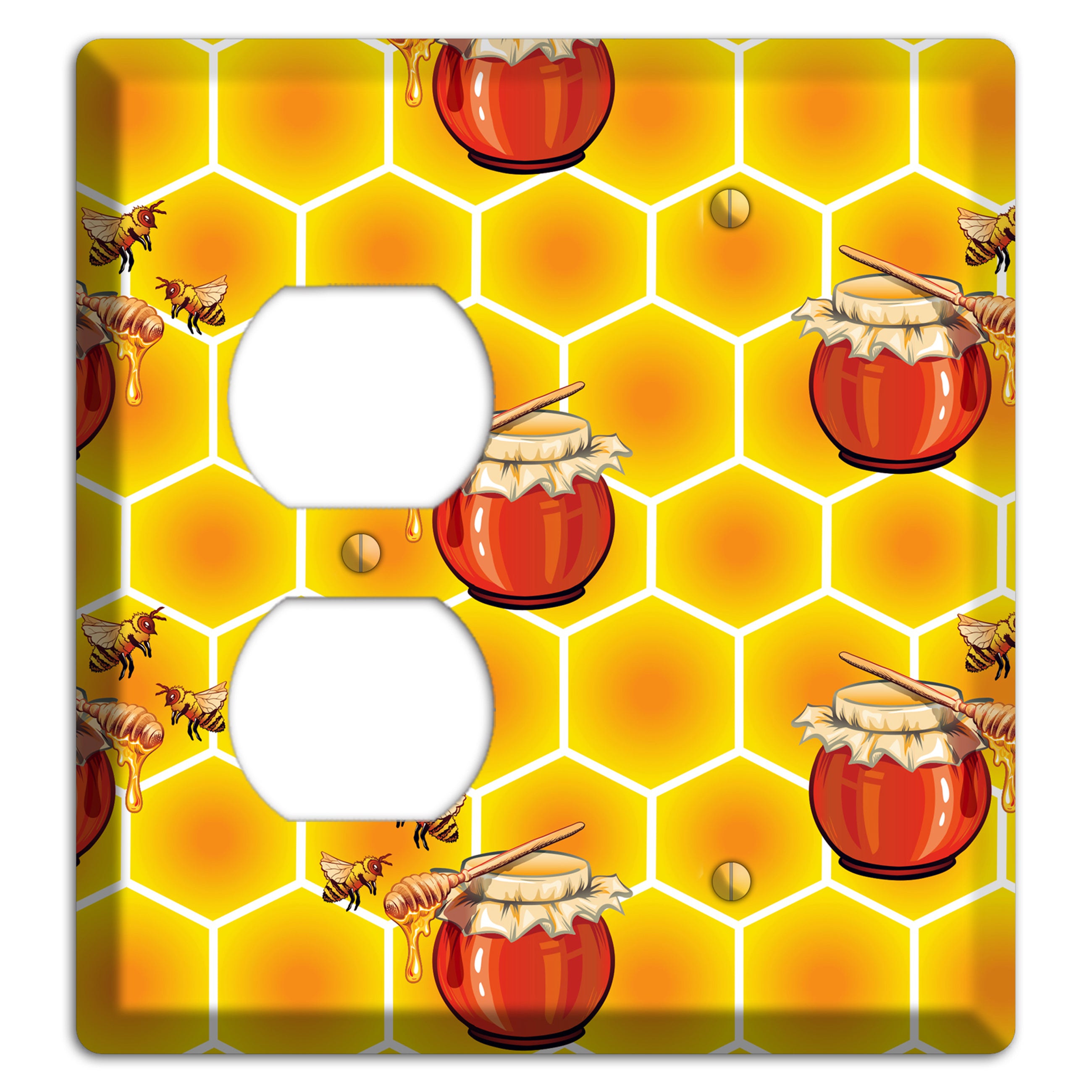 Harvest Season Repeating Duplex / Blank Wallplate