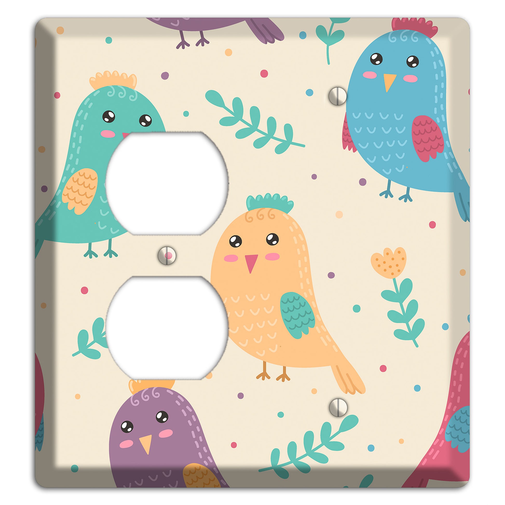 Jungle Giggles (Light) Duplex / Blank Wallplate