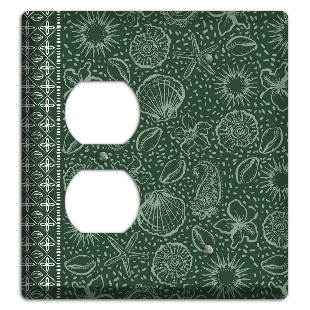 Emerald Tide Reliquary Duplex / Blank Wallplate