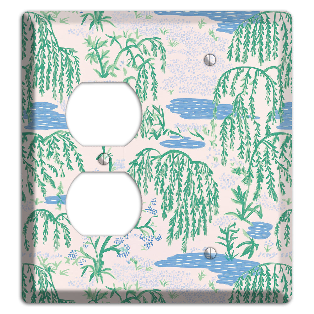 Willow & Still Water Duplex / Blank Wallplate