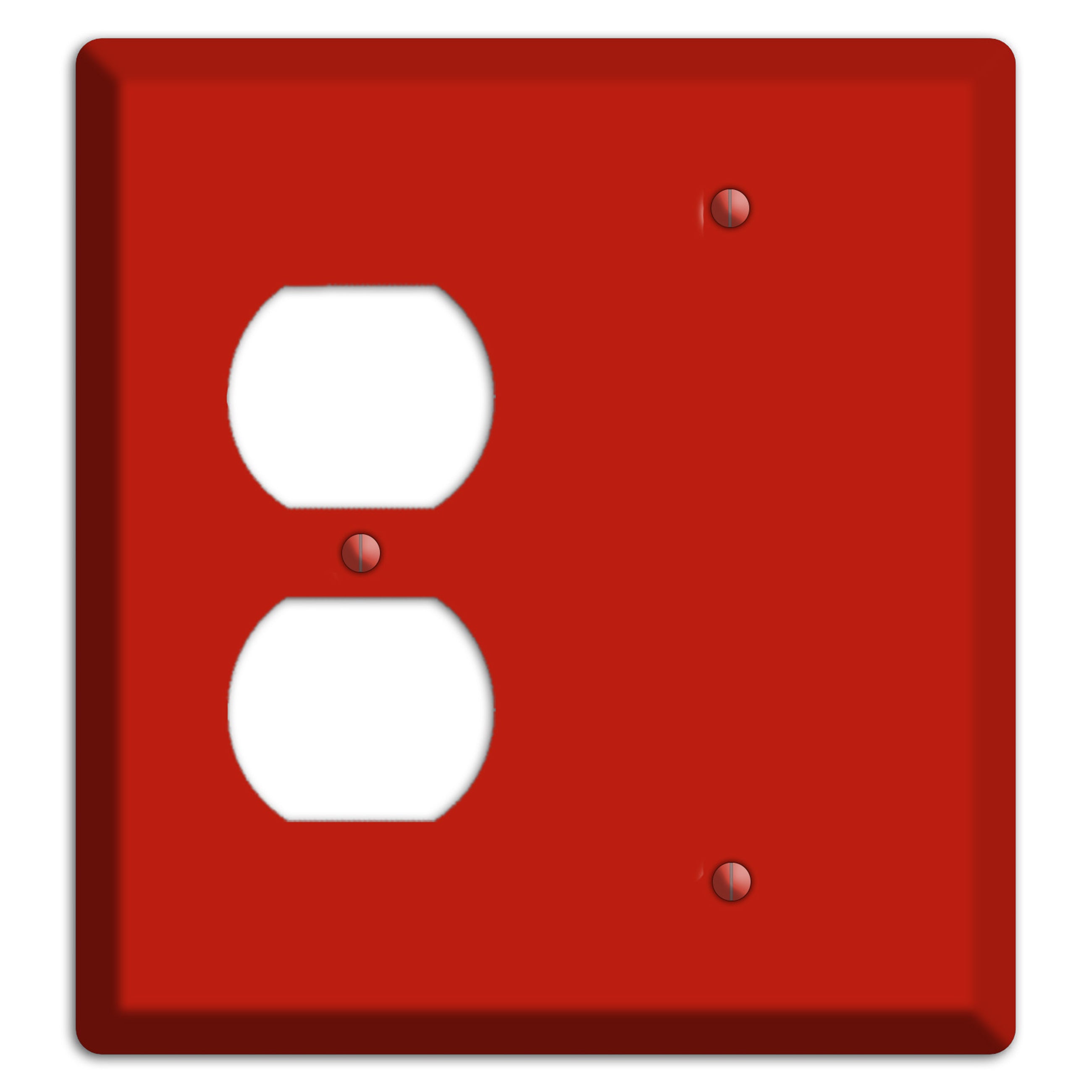 Baxter Simply Red Duplex / Blank Wallplate