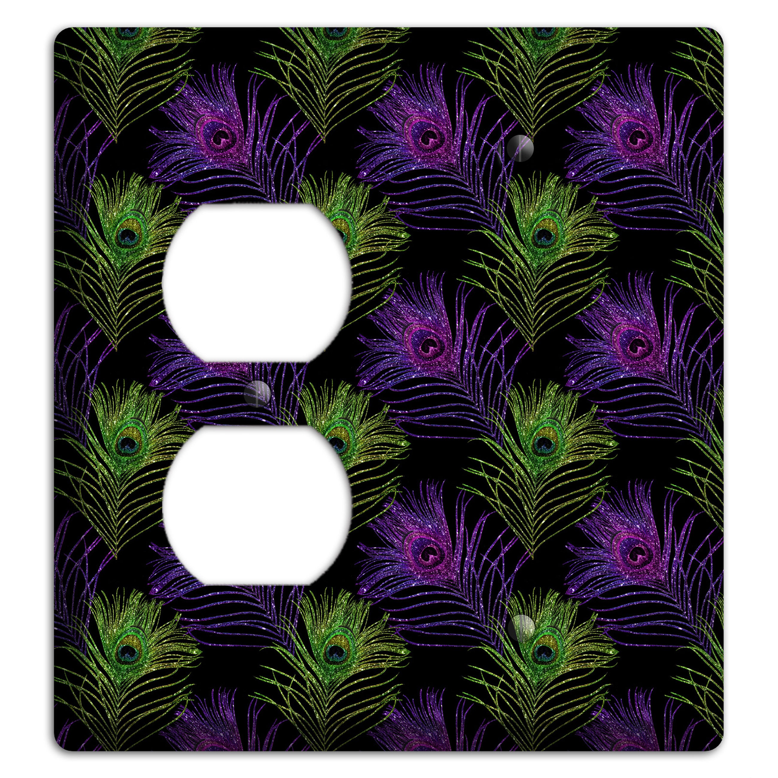 Feathers of the Fête Duplex / Blank Wallplate
