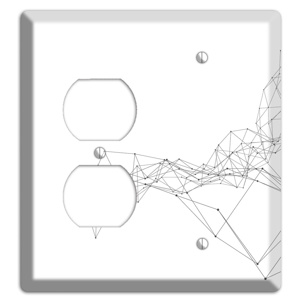 Emergent Mesh Theory Duplex / Blank Wallplate