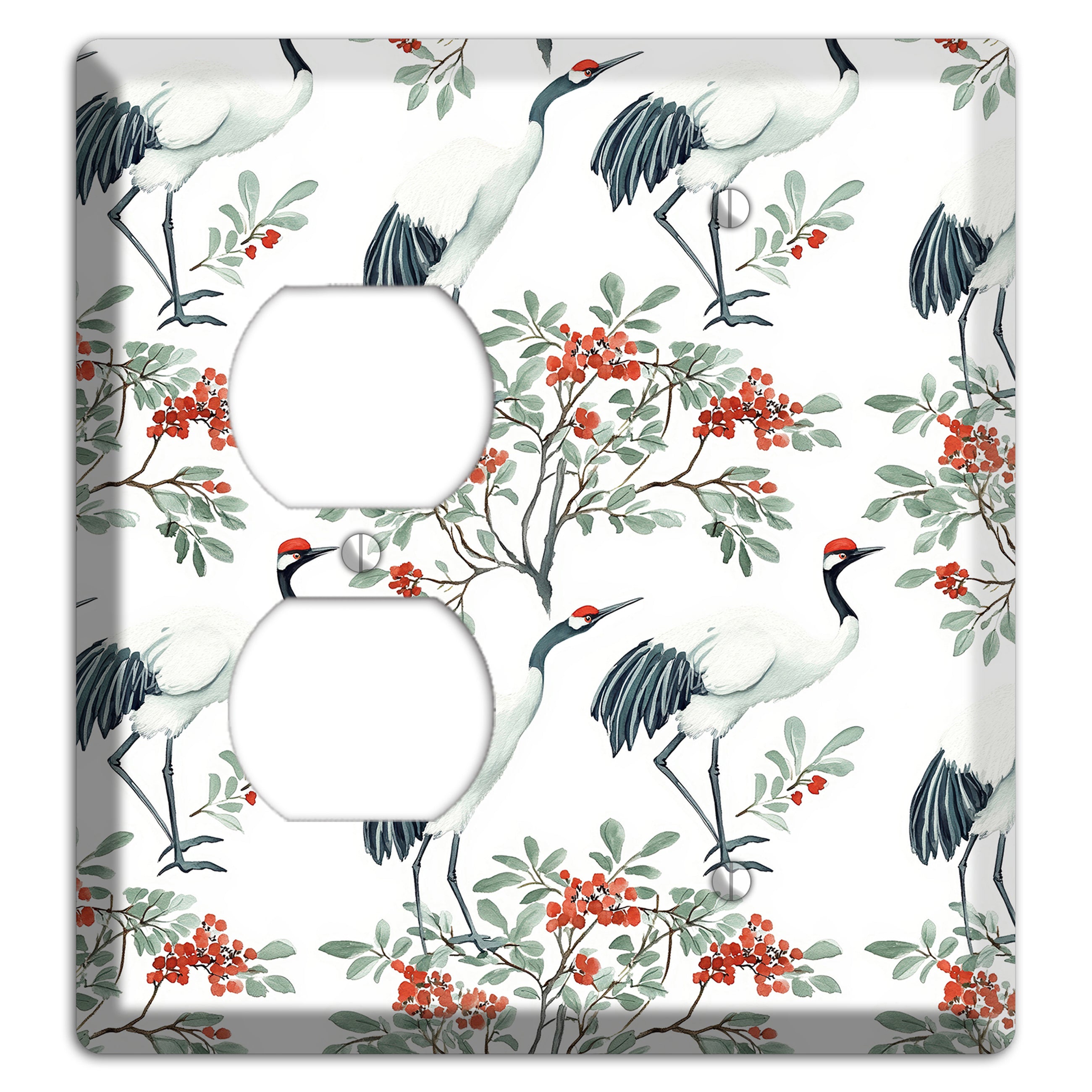Scarlet Crown Reverie Duplex / Blank Wallplate