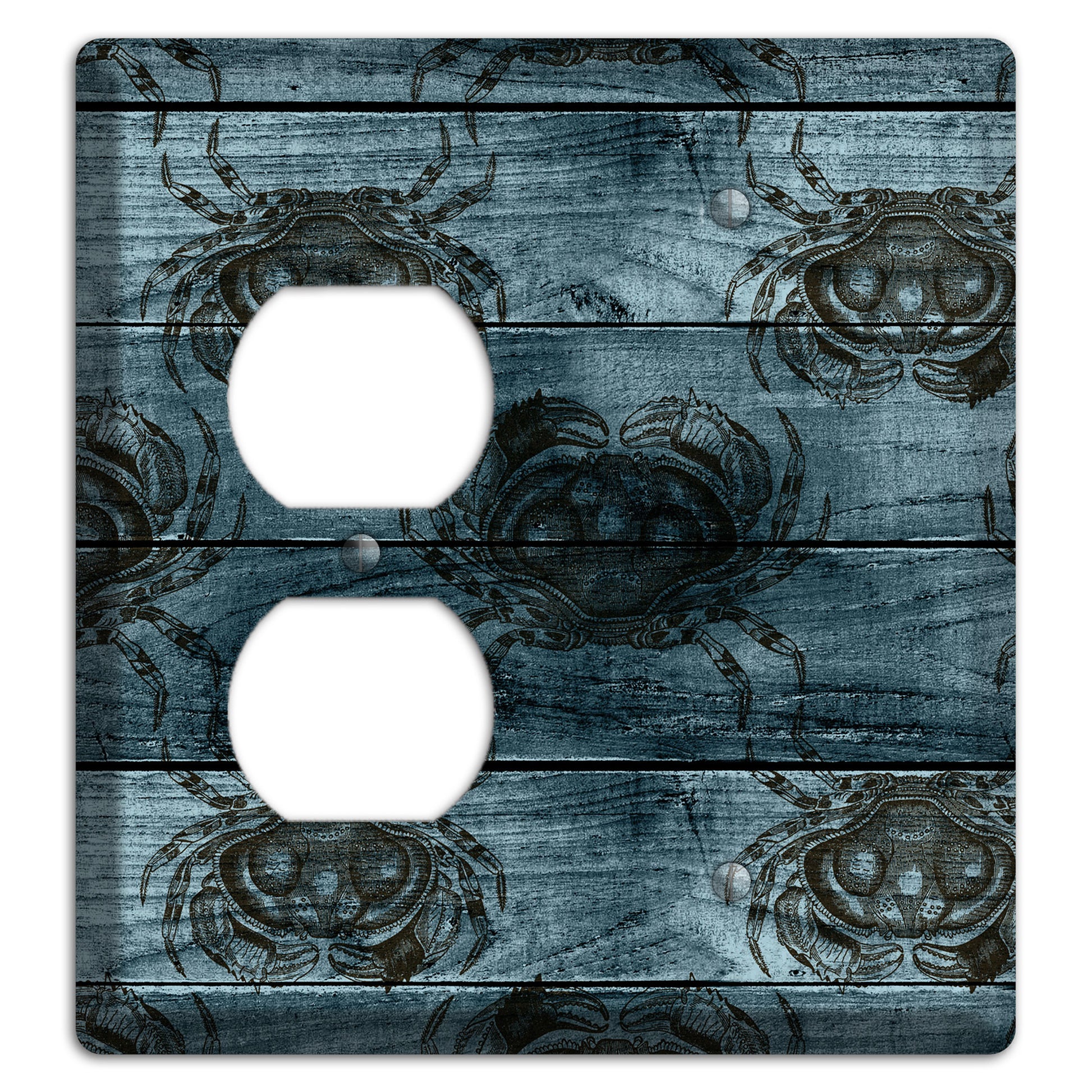 Crabby Waters Duplex / Blank Wallplate