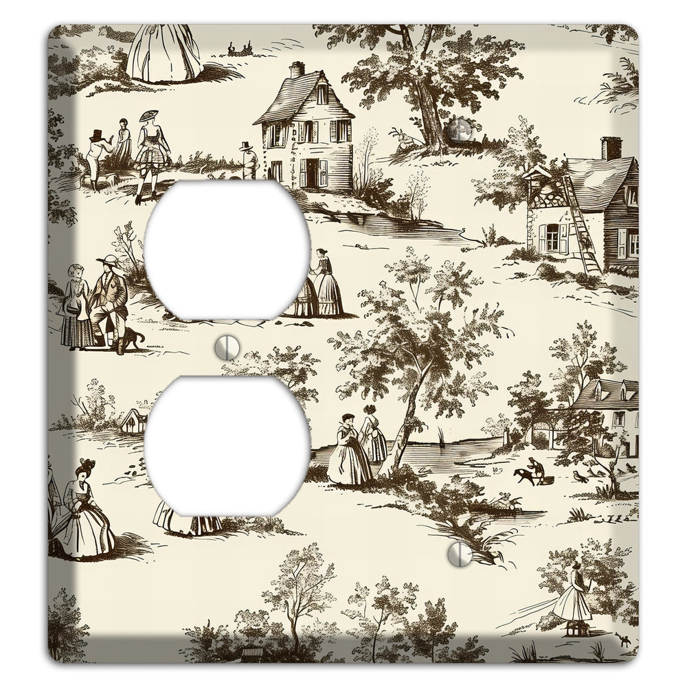 Country Promenade Duplex / Blank Wallplate