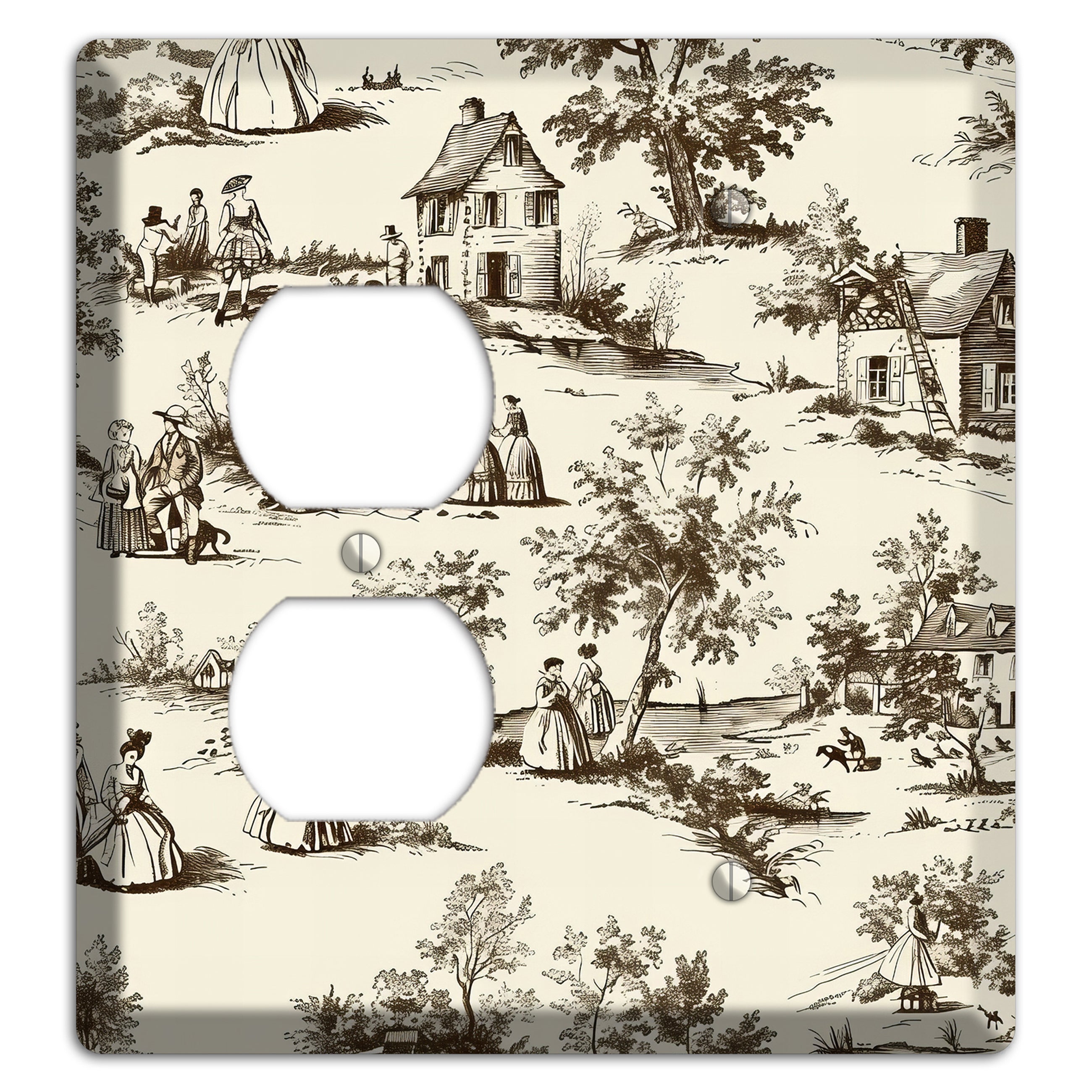 Country Promenade Duplex / Blank Wallplate