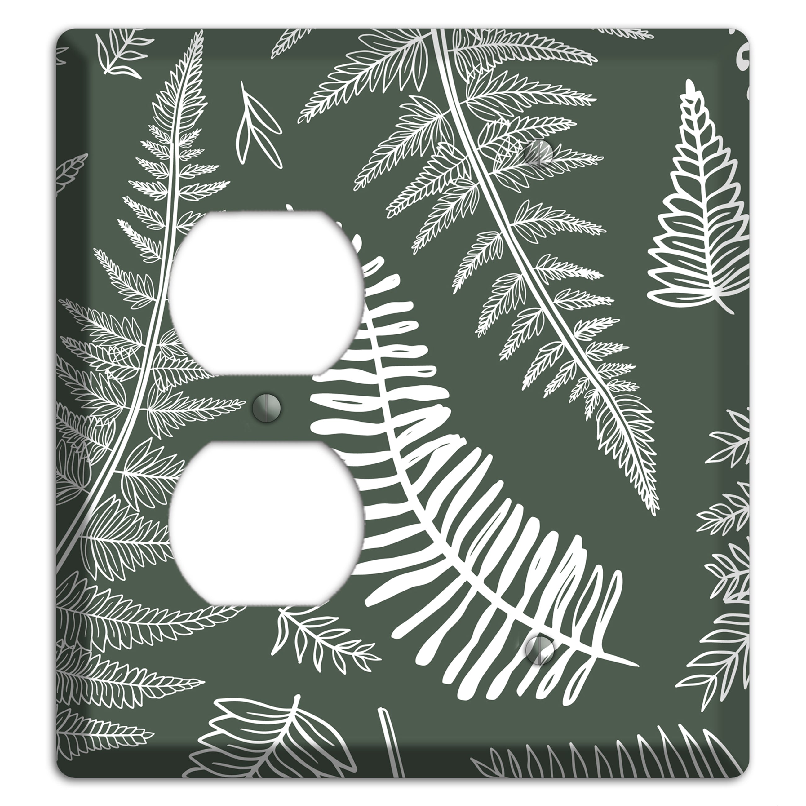 Forest Floor Etching Duplex / Blank Wallplate
