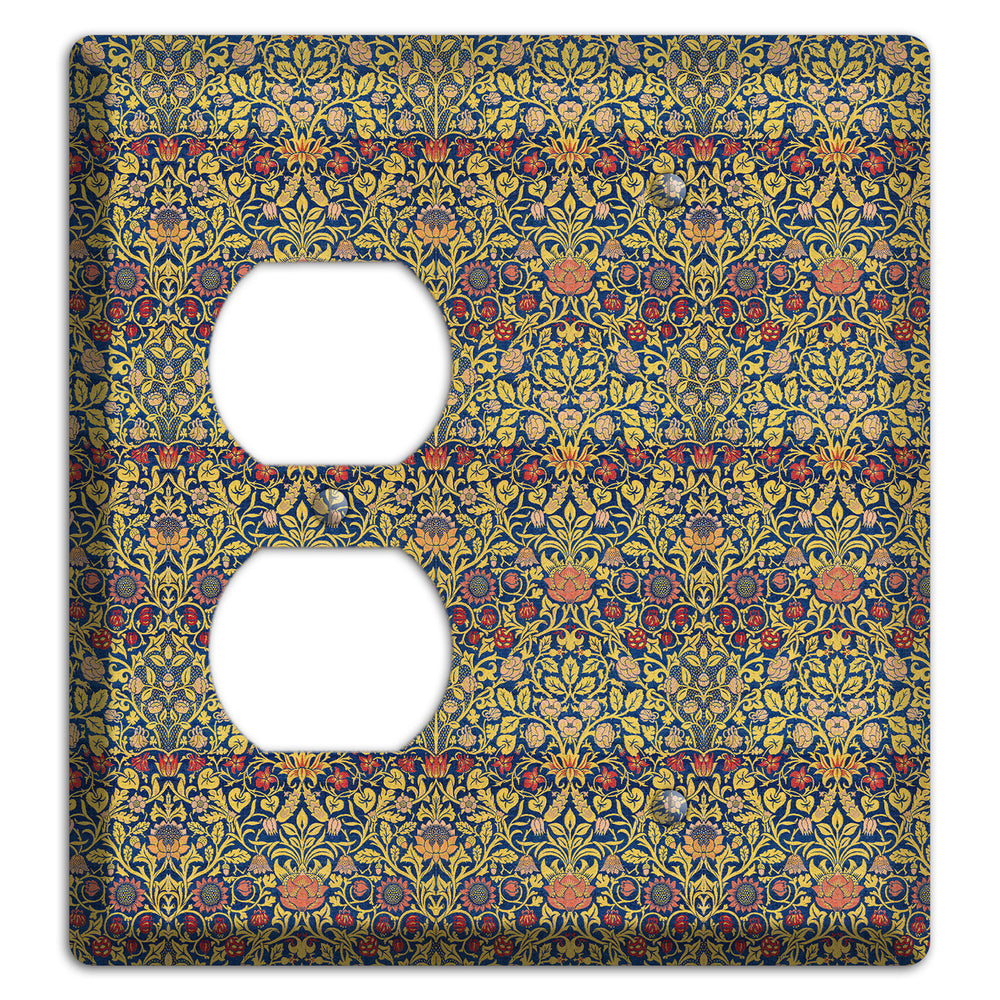Orchard Garden Stripe Duplex / Blank Wallplate