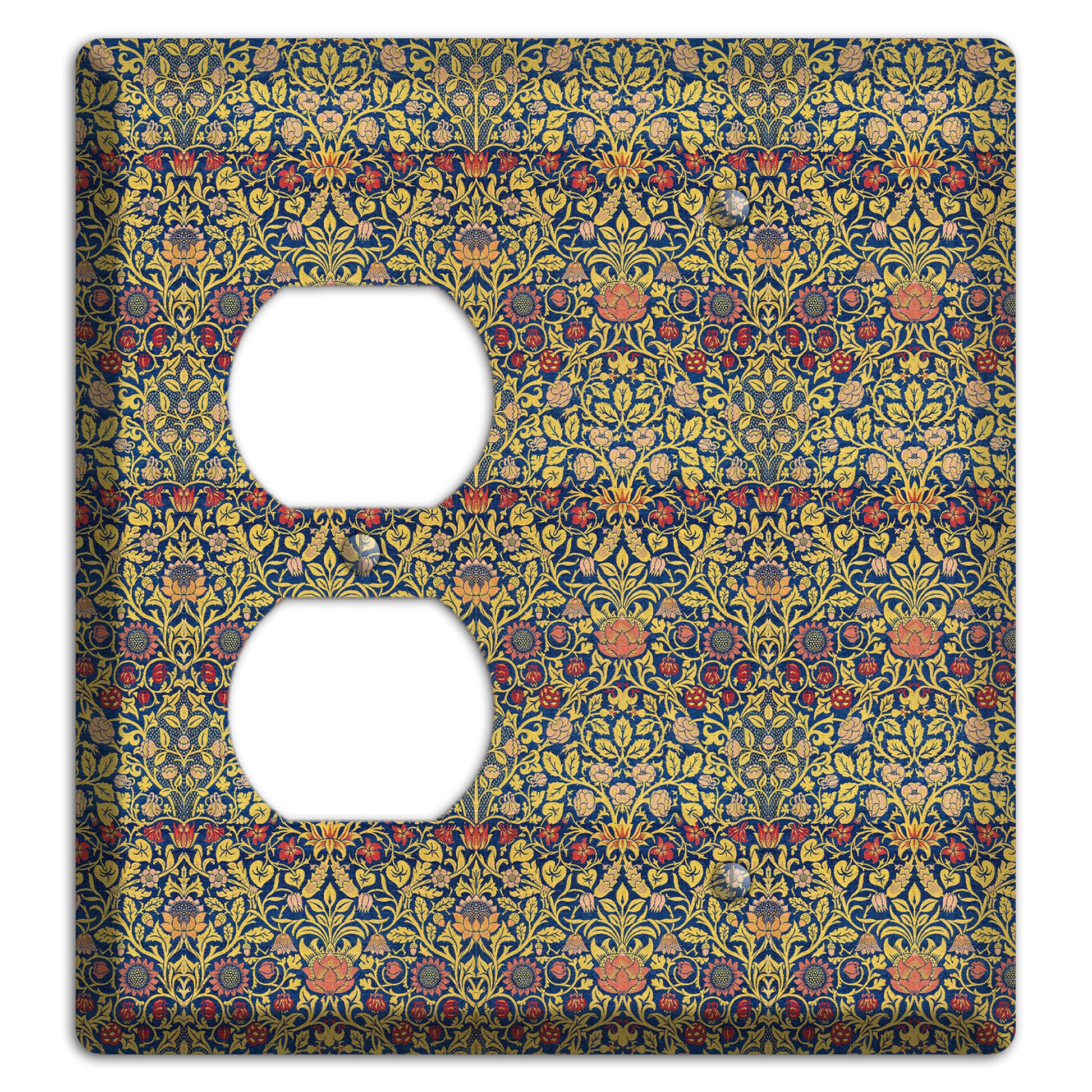 Orchard Garden Stripe Duplex / Blank Wallplate