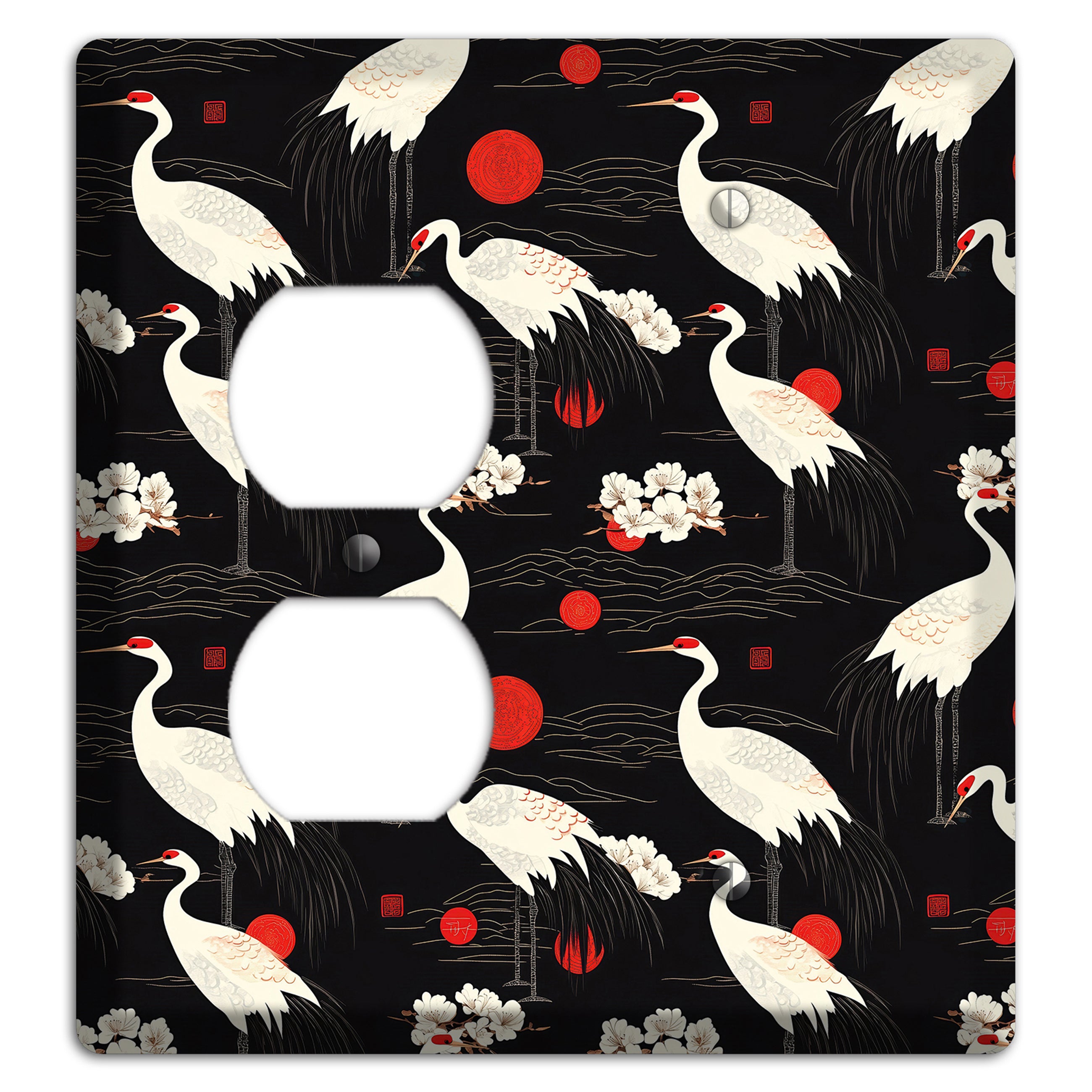 Obsidian Sun Vigil Duplex / Blank Wallplate