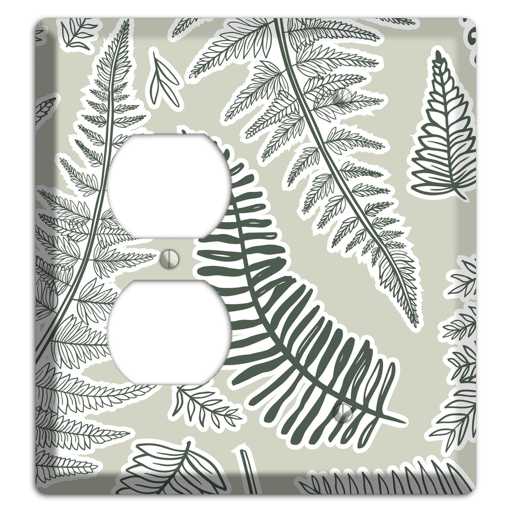 Forest Floor Scatter Duplex / Blank Wallplate